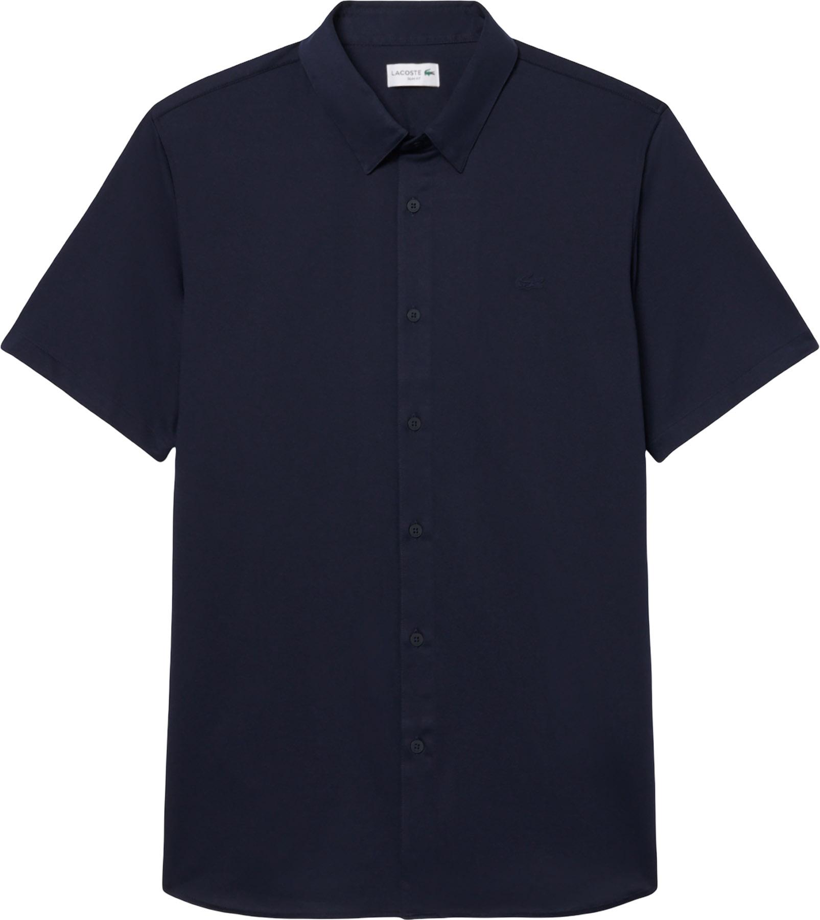 Product gallery image number 7 for product Chemise tissée décontractée à manches courtes - Homme