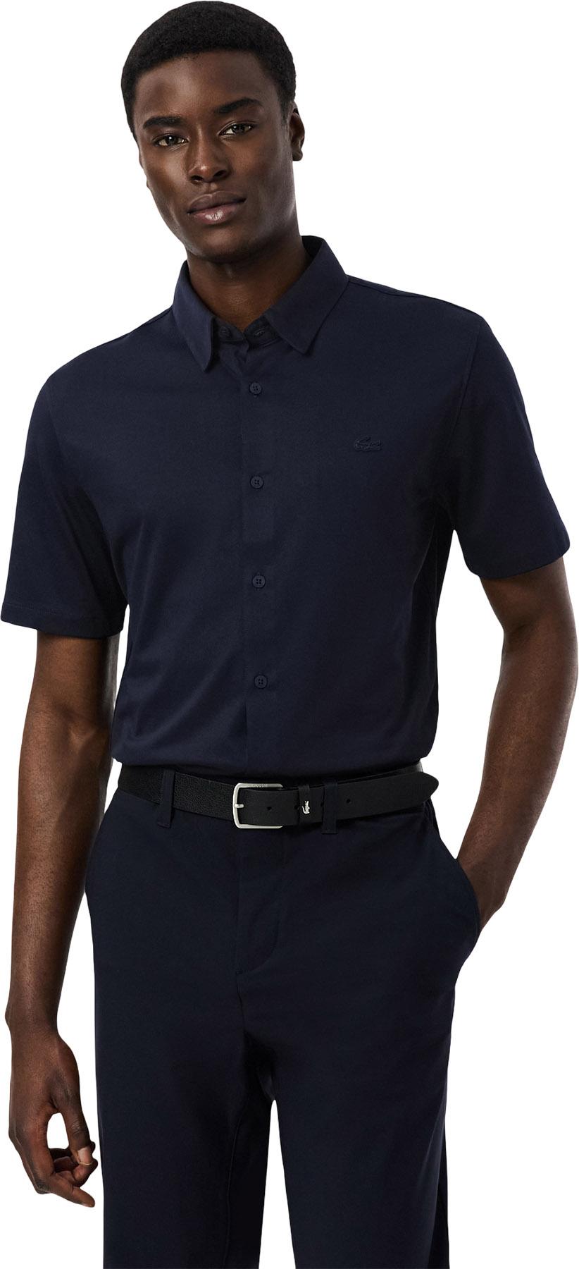 Product image for Chemise tissée décontractée à manches courtes - Homme