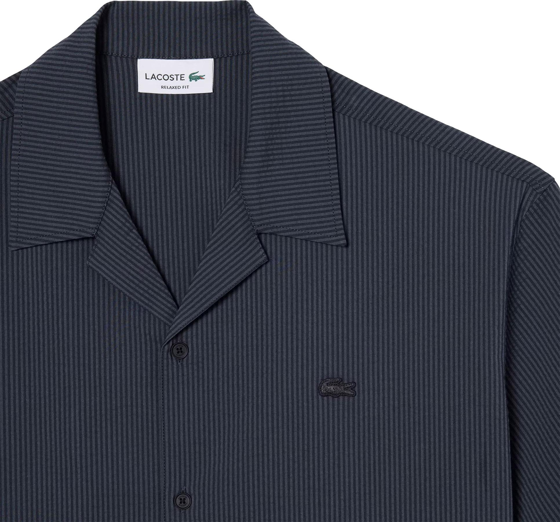Product gallery image number 4 for product Chemise en seersucker coupe décontractée - Homme