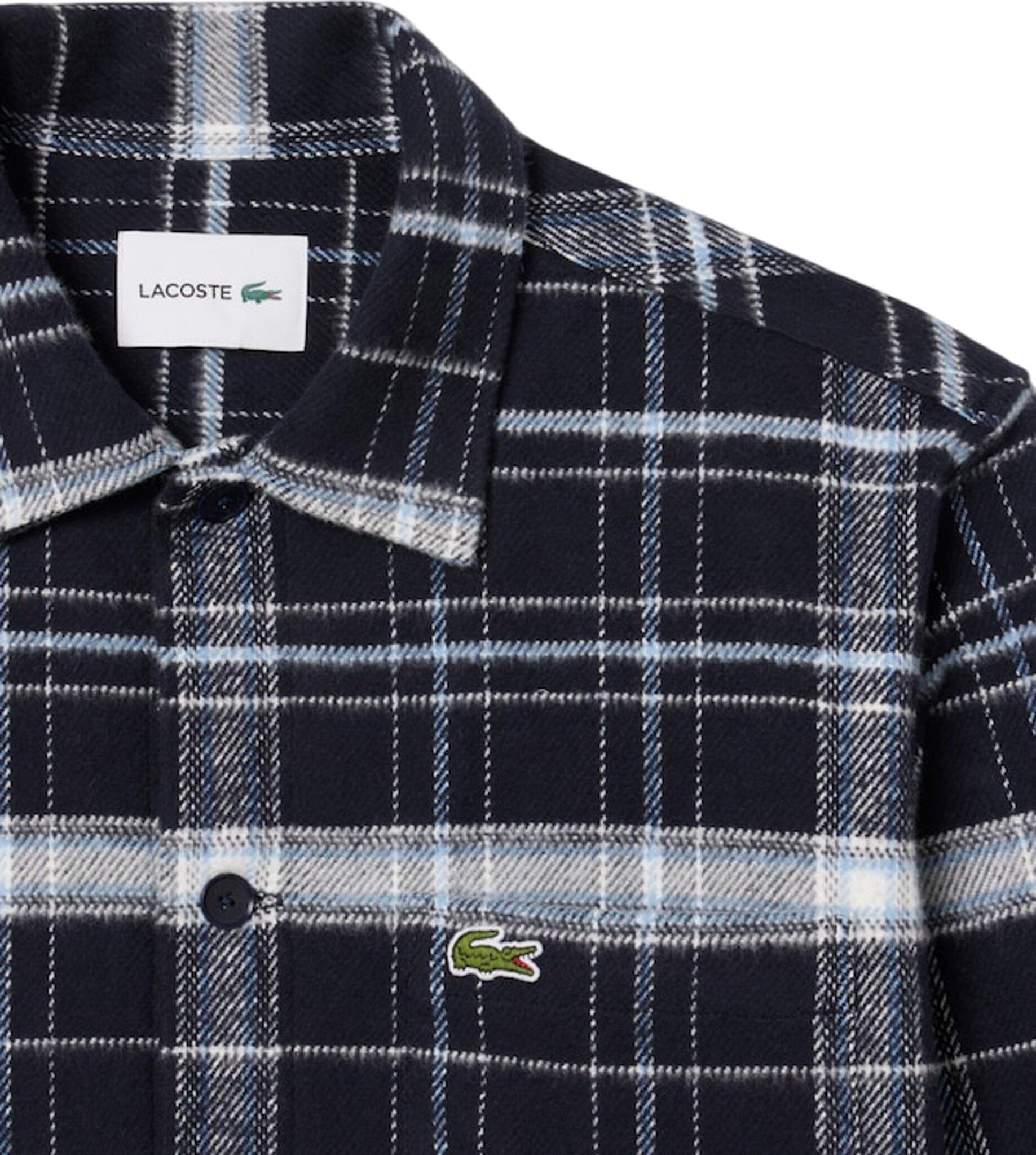 Product gallery image number 4 for product Surchemise à carreaux en coton - Homme