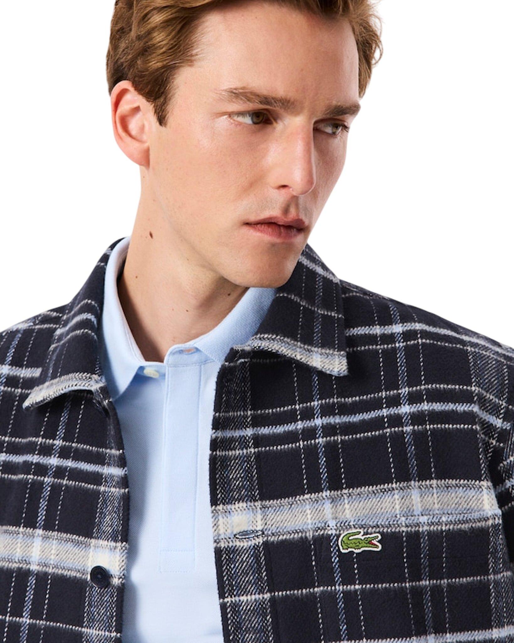 Product gallery image number 7 for product Surchemise à carreaux en coton - Homme