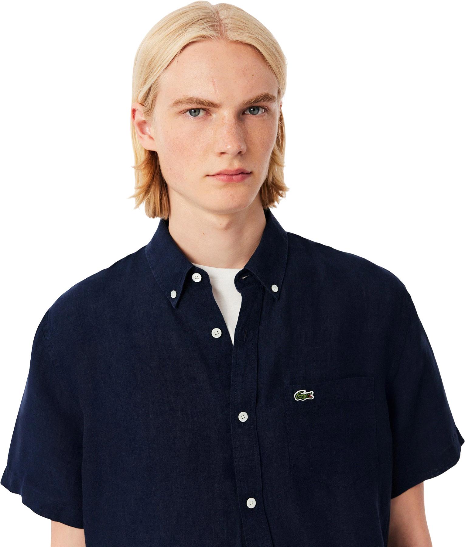 Product gallery image number 6 for product Linen Short Sleeve Shirt - Men's
