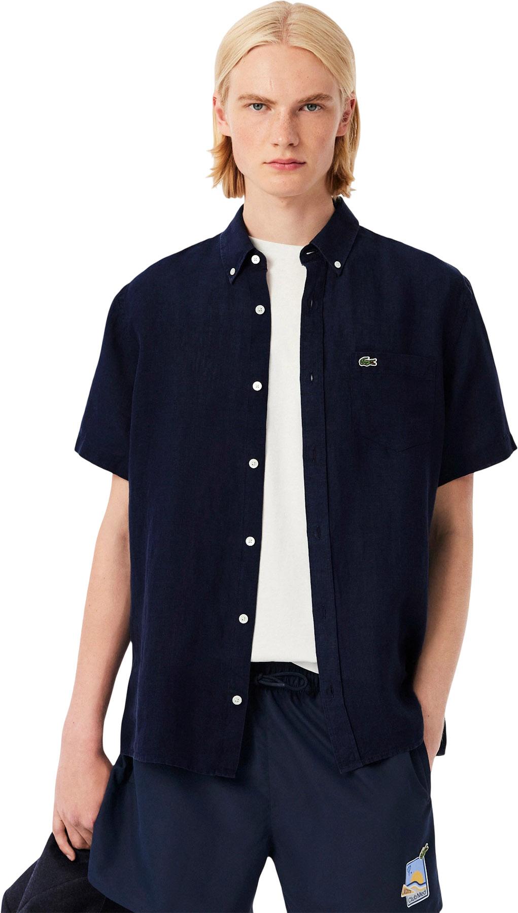 Product gallery image number 5 for product Linen Short Sleeve Shirt - Men's