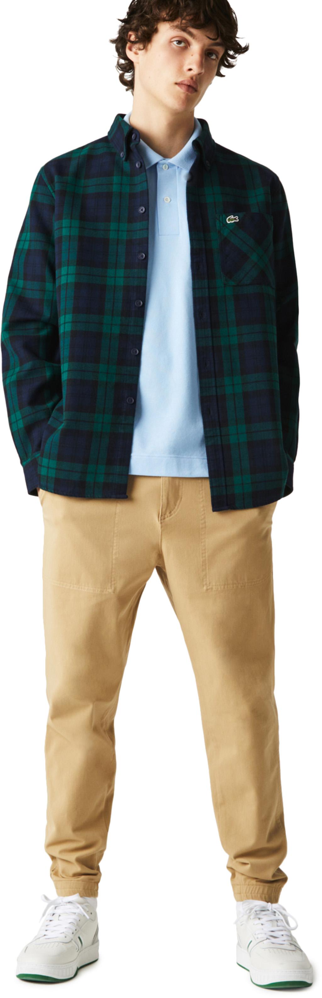 Numéro de l'image de la galerie de produits 7 pour le produit Surchemise coupe réguliére en flanelle épaisse à carreaux - Homme