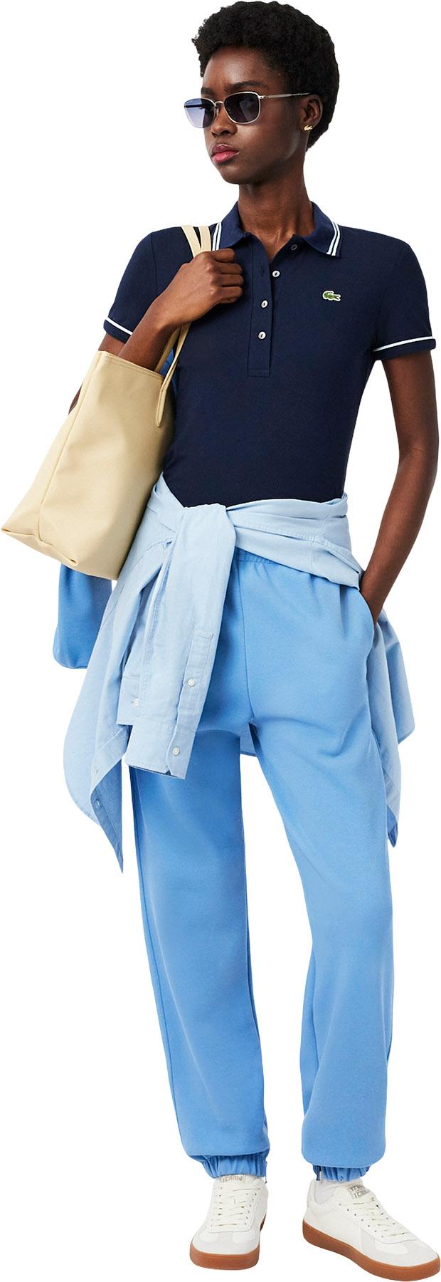 Product gallery image number 3 for product Polo ajusté à détails contrastants L.12.D - Femme