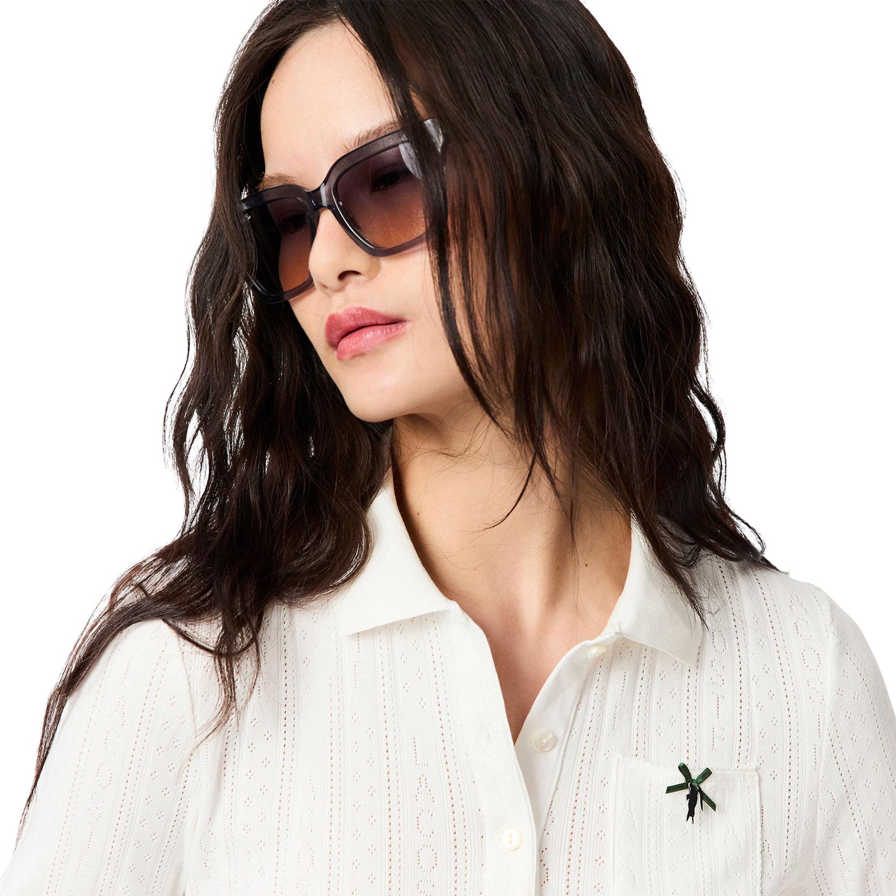 Product gallery image number 5 for product Polo coupe ajustée marquage pointelle L.12.D - Femme