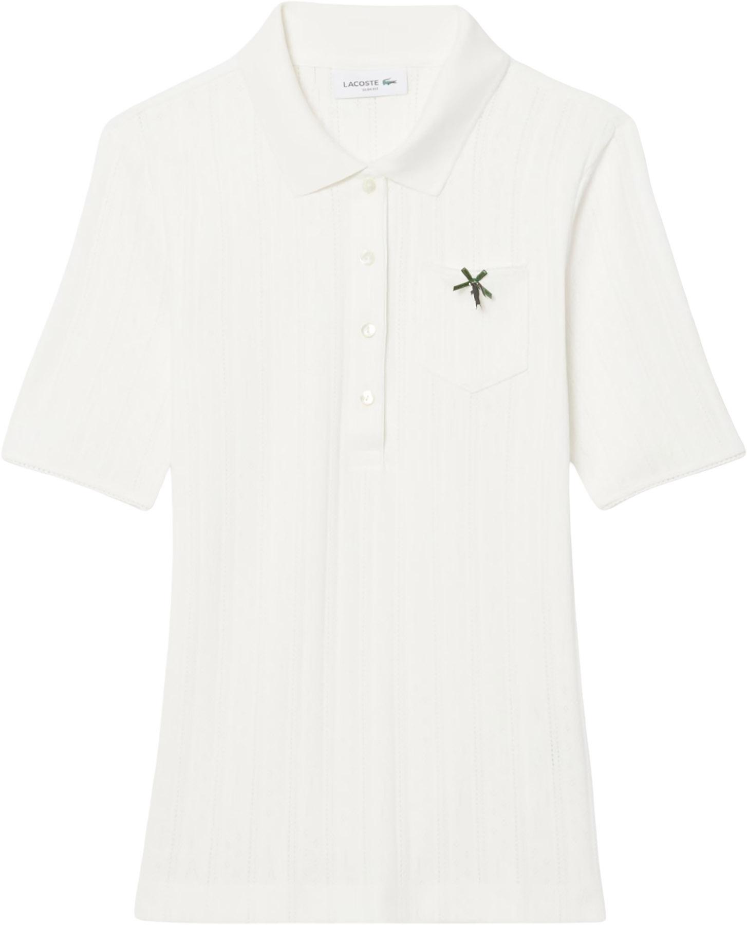 Product image for Polo coupe ajustée marquage pointelle L.12.D - Femme