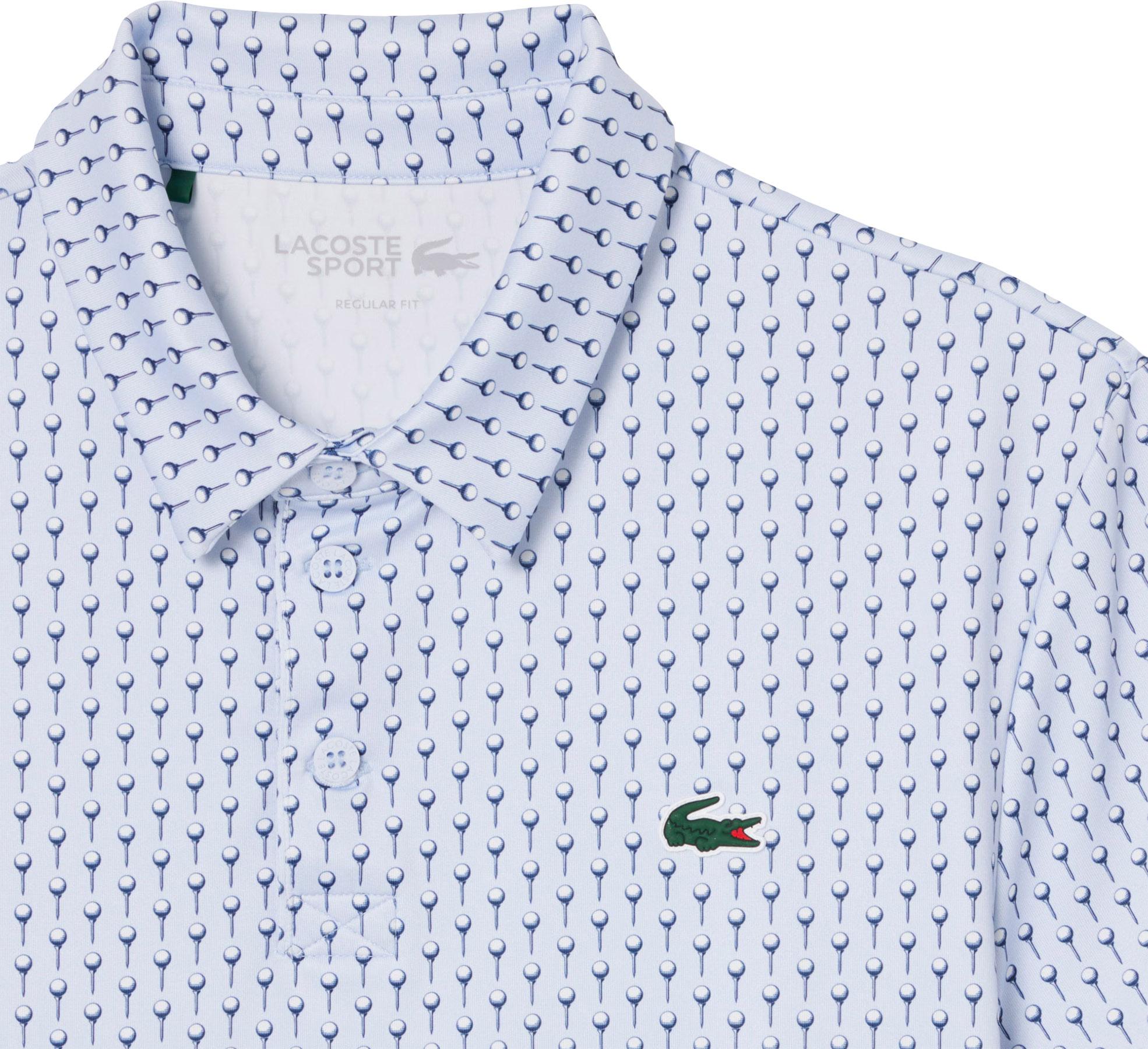 Product gallery image number 7 for product Polo de golf à imprimé coupe régulière - Homme
