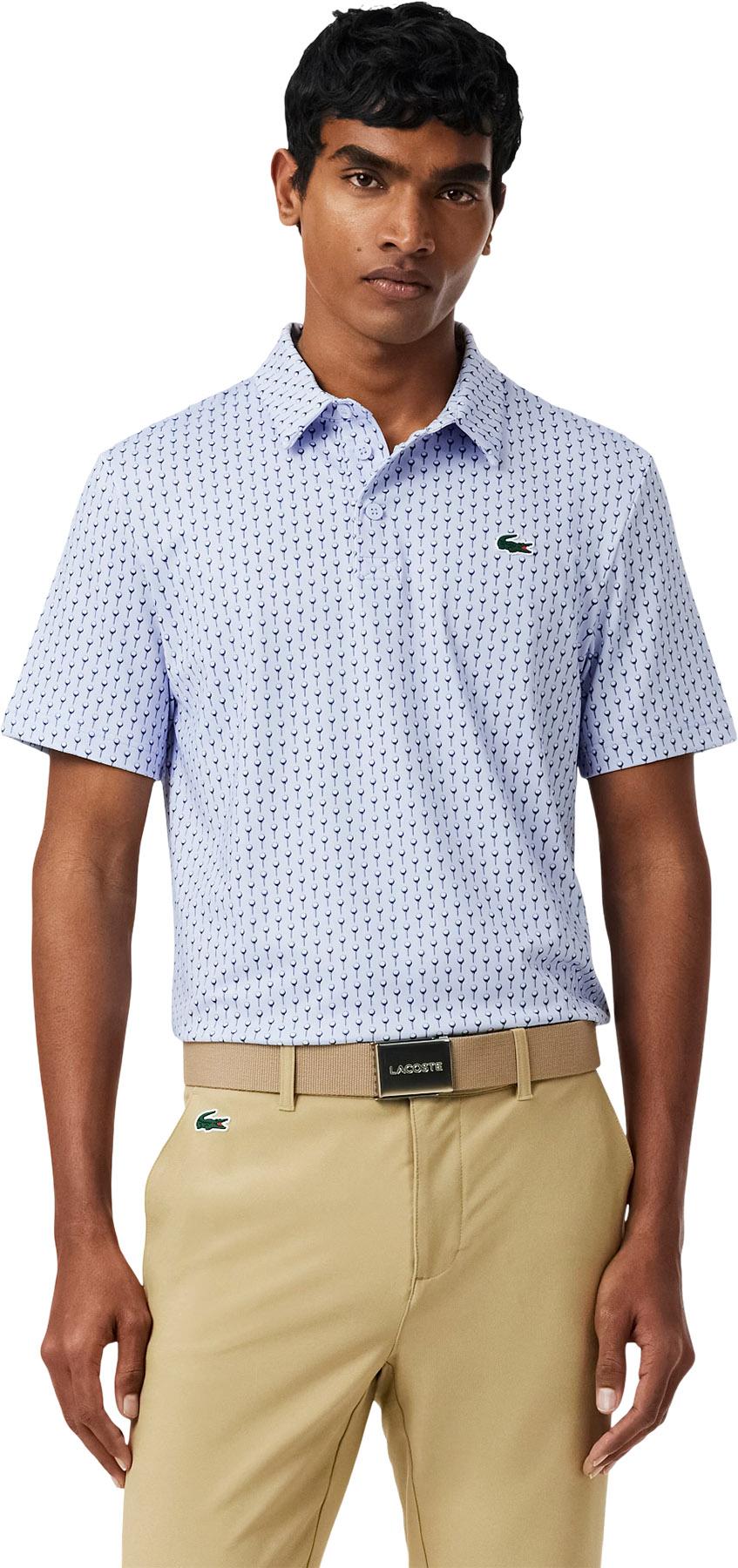 Product gallery image number 9 for product Polo de golf à imprimé coupe régulière - Homme