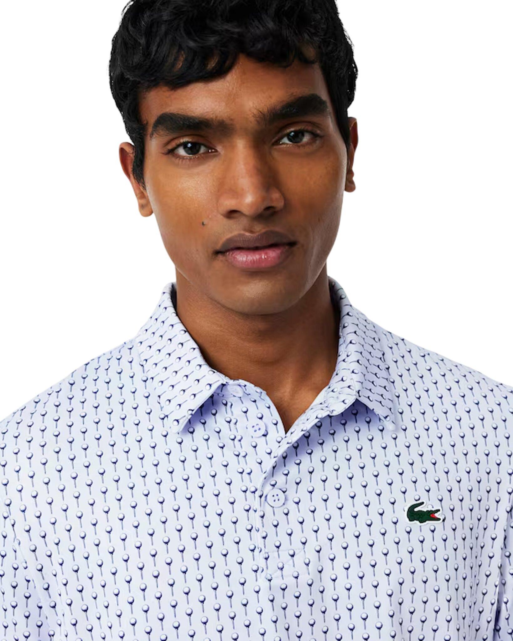 Product gallery image number 4 for product Polo de golf à imprimé coupe régulière - Homme
