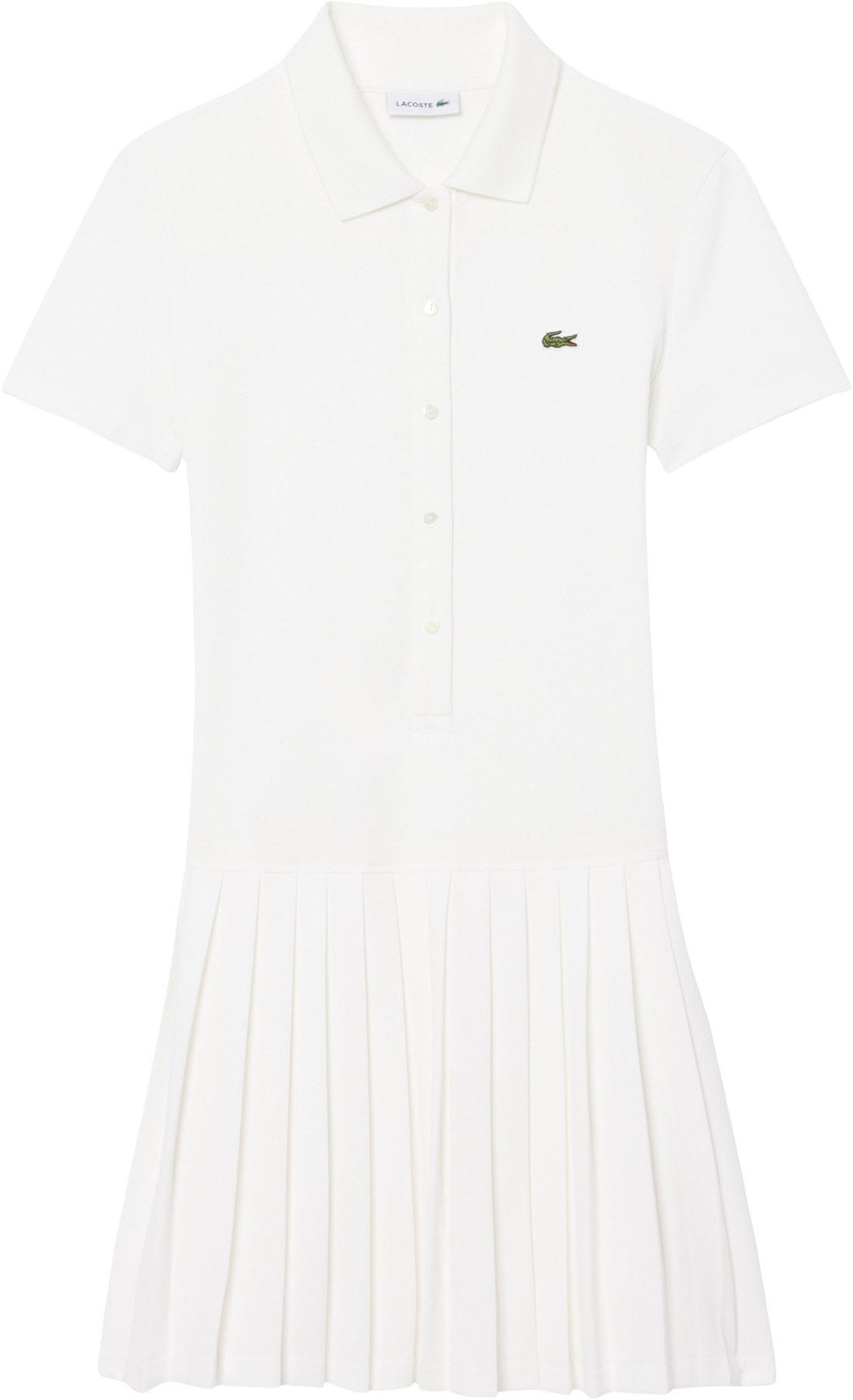 Product image for Stretch Piqué Pleated Polo Dress - Women's