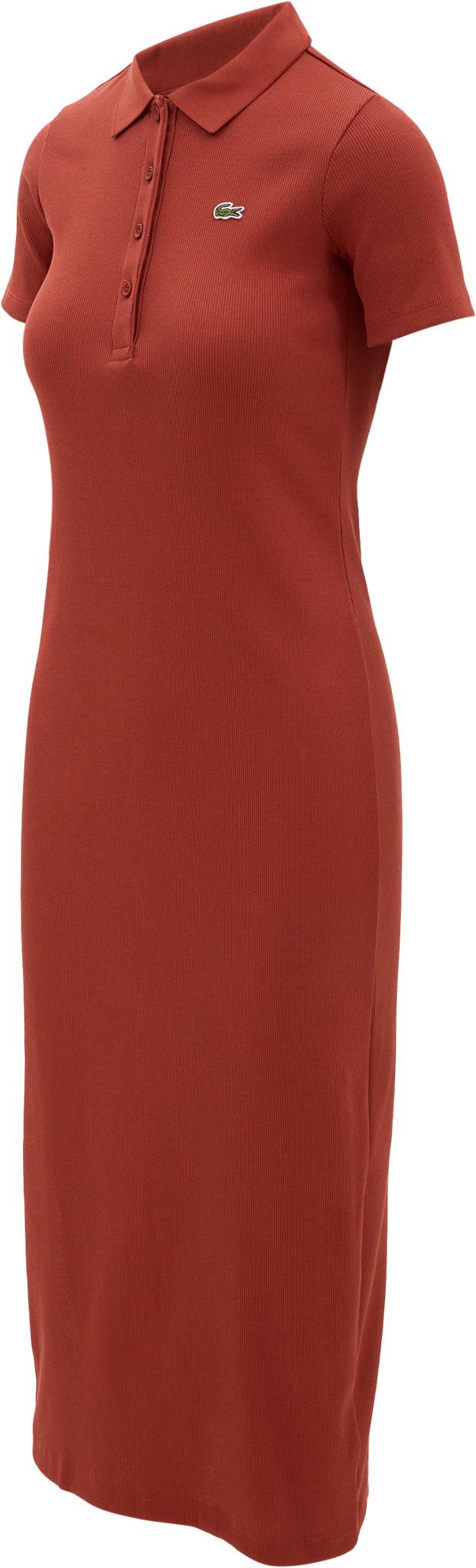 Product gallery image number 3 for product Long Ribbed Cotton Polo Dress - Women's