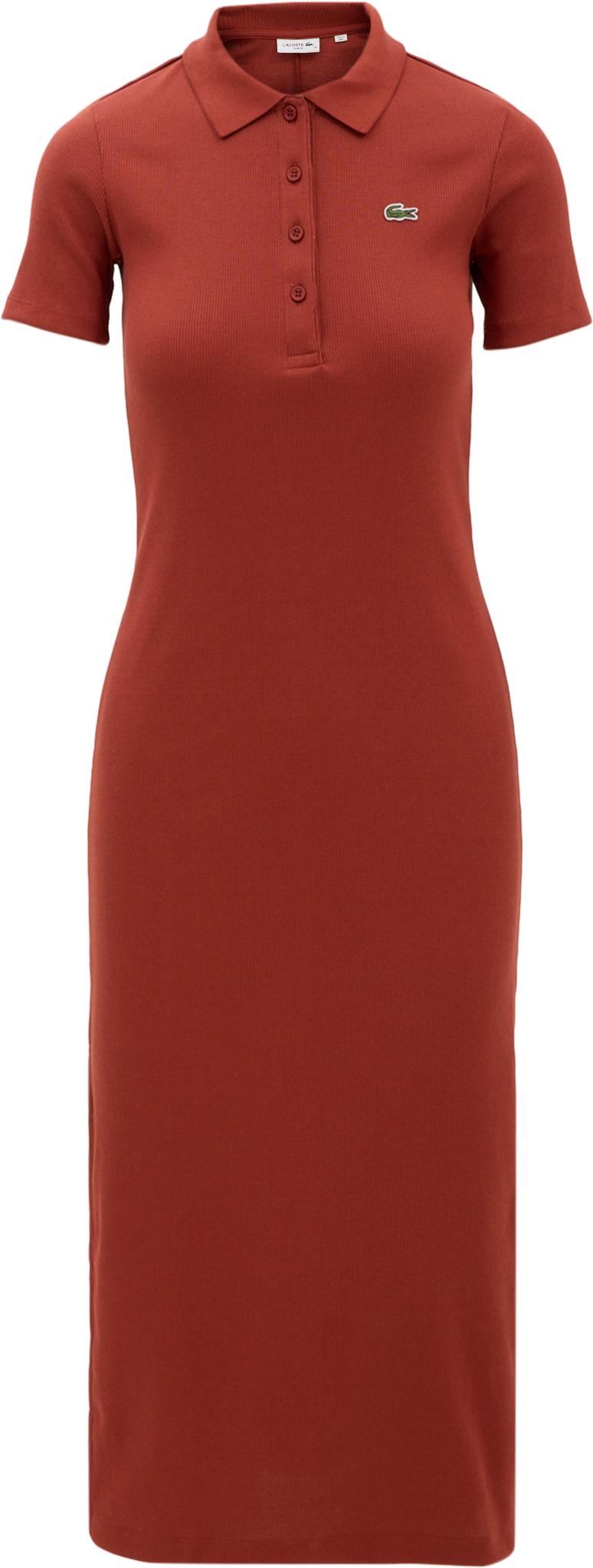 Product gallery image number 1 for product Long Ribbed Cotton Polo Dress - Women's