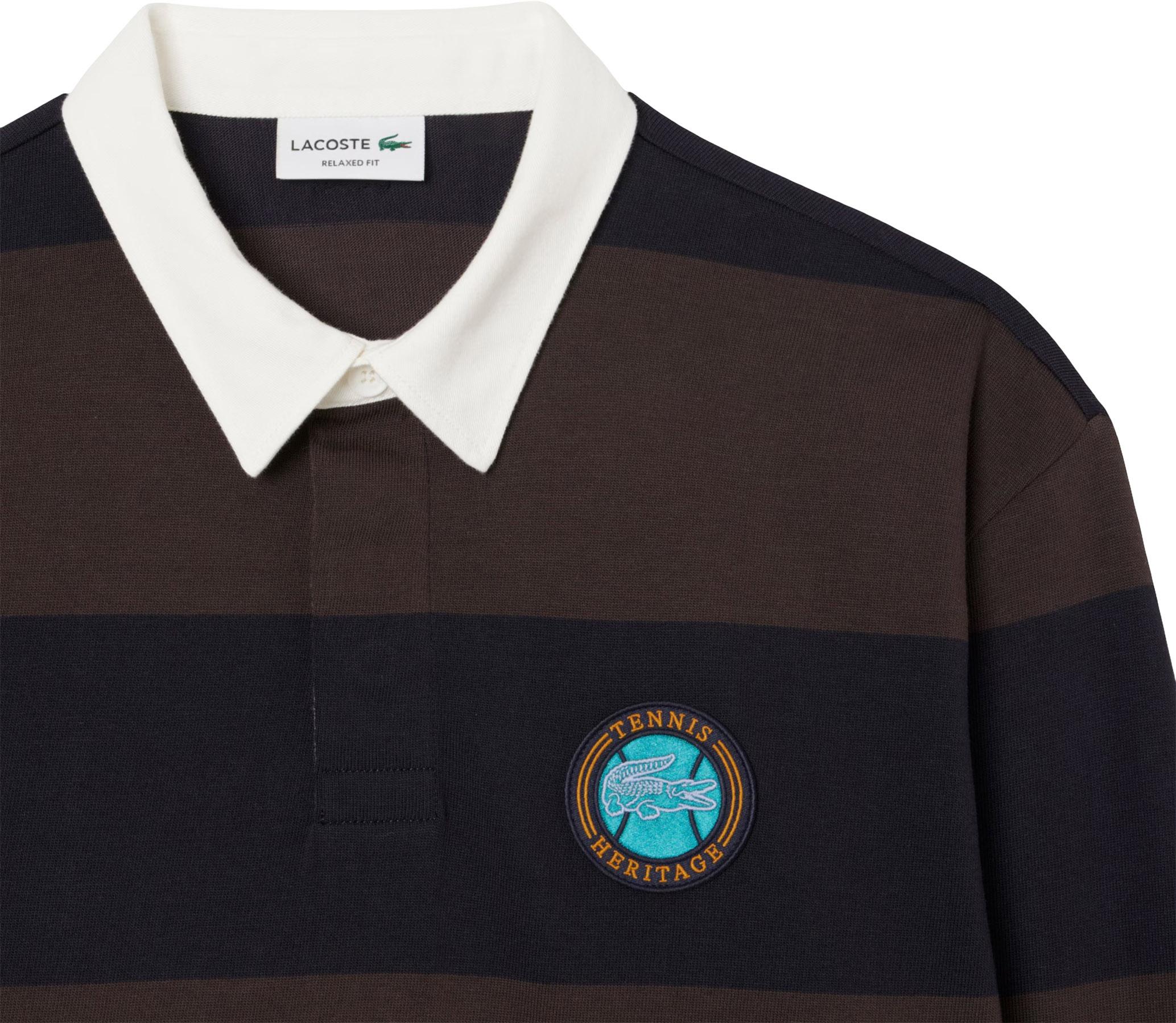 Product gallery image number 2 for product Relaxed Fit Striped Rugby Polo - Men's