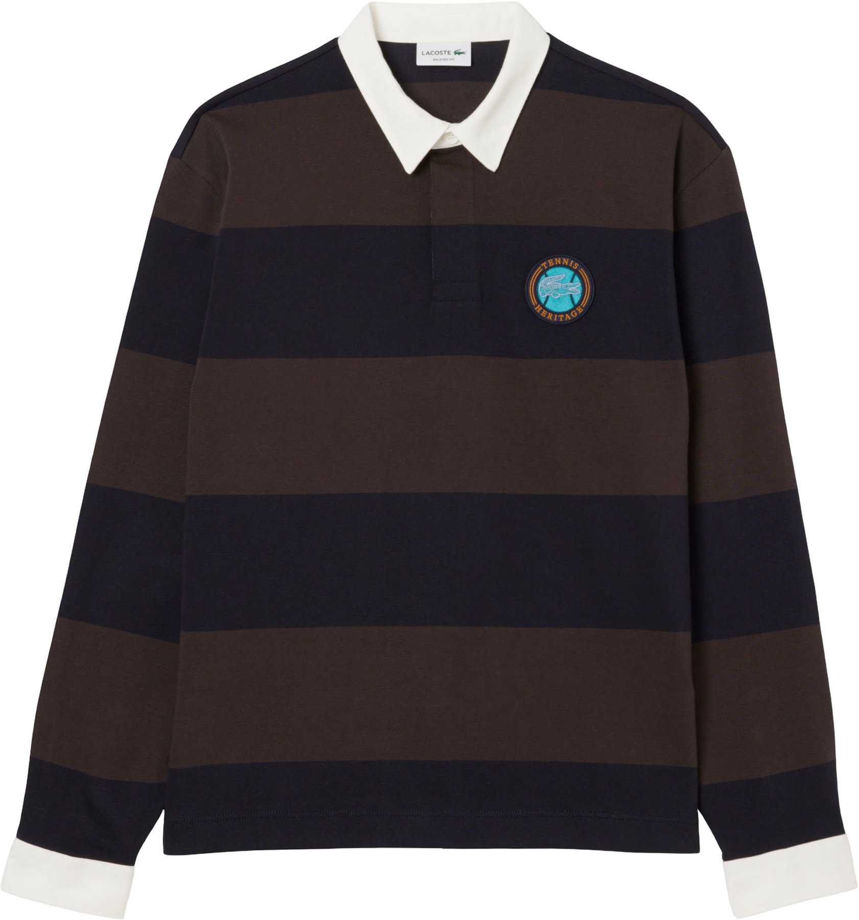 Product image for Relaxed Fit Striped Rugby Polo - Men's