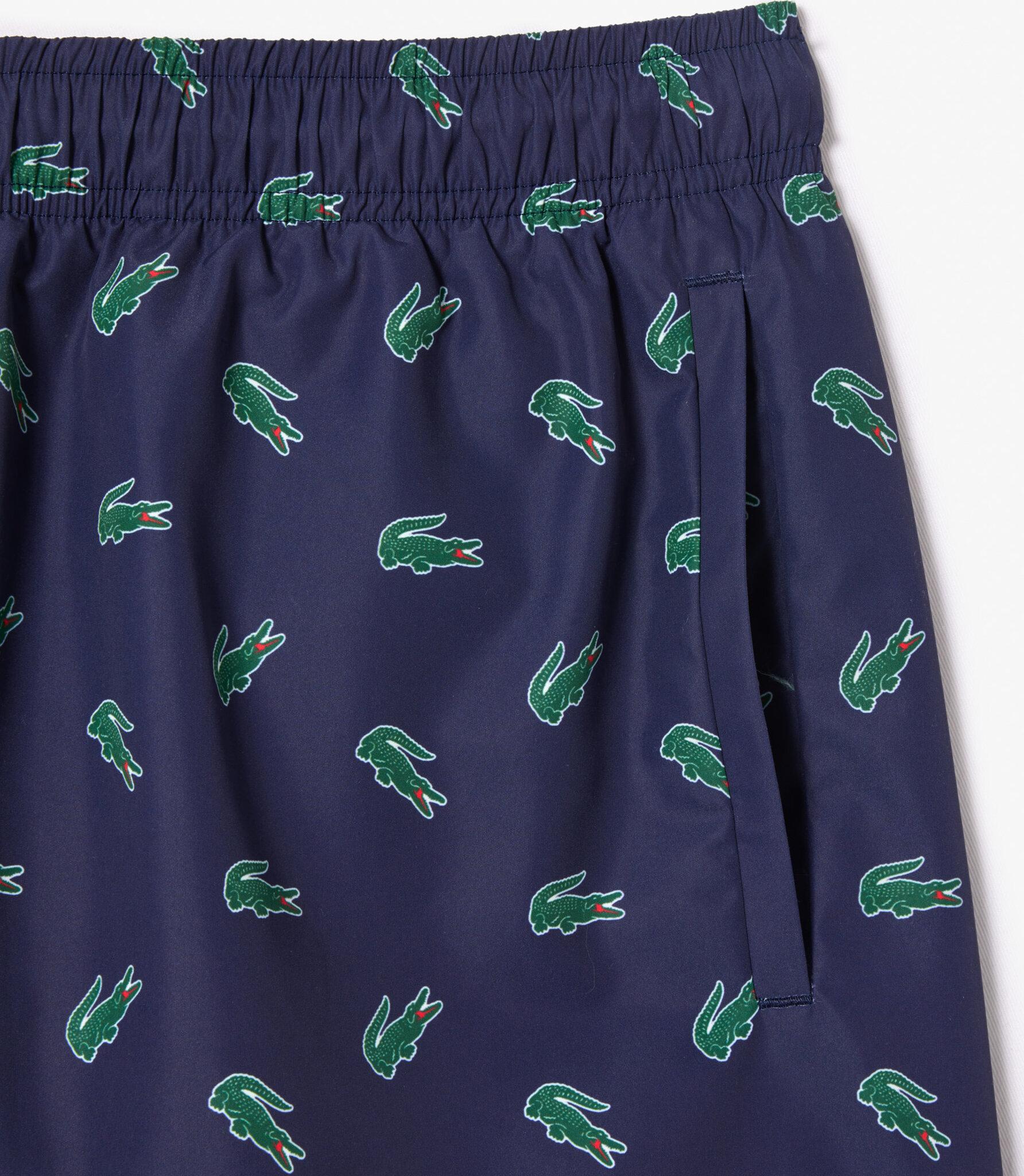 Product gallery image number 6 for product Crocodile Print Swim Trunks - Men's