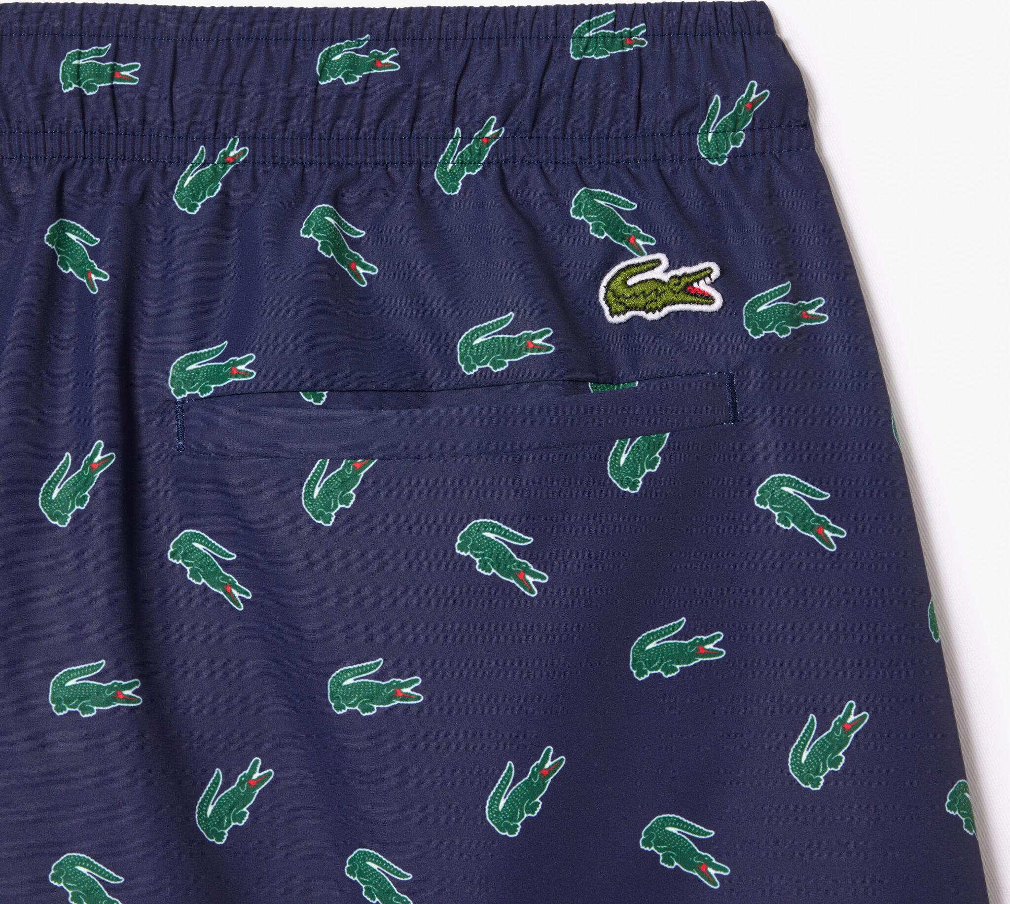 Product gallery image number 2 for product Crocodile Print Swim Trunks - Men's