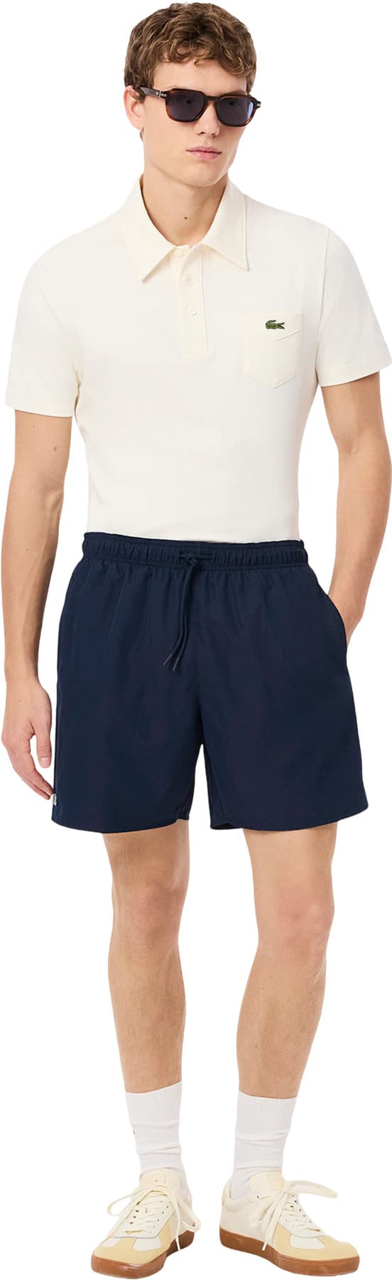 Product gallery image number 2 for product Monochrome Mid Length Swim Trunks - Men's