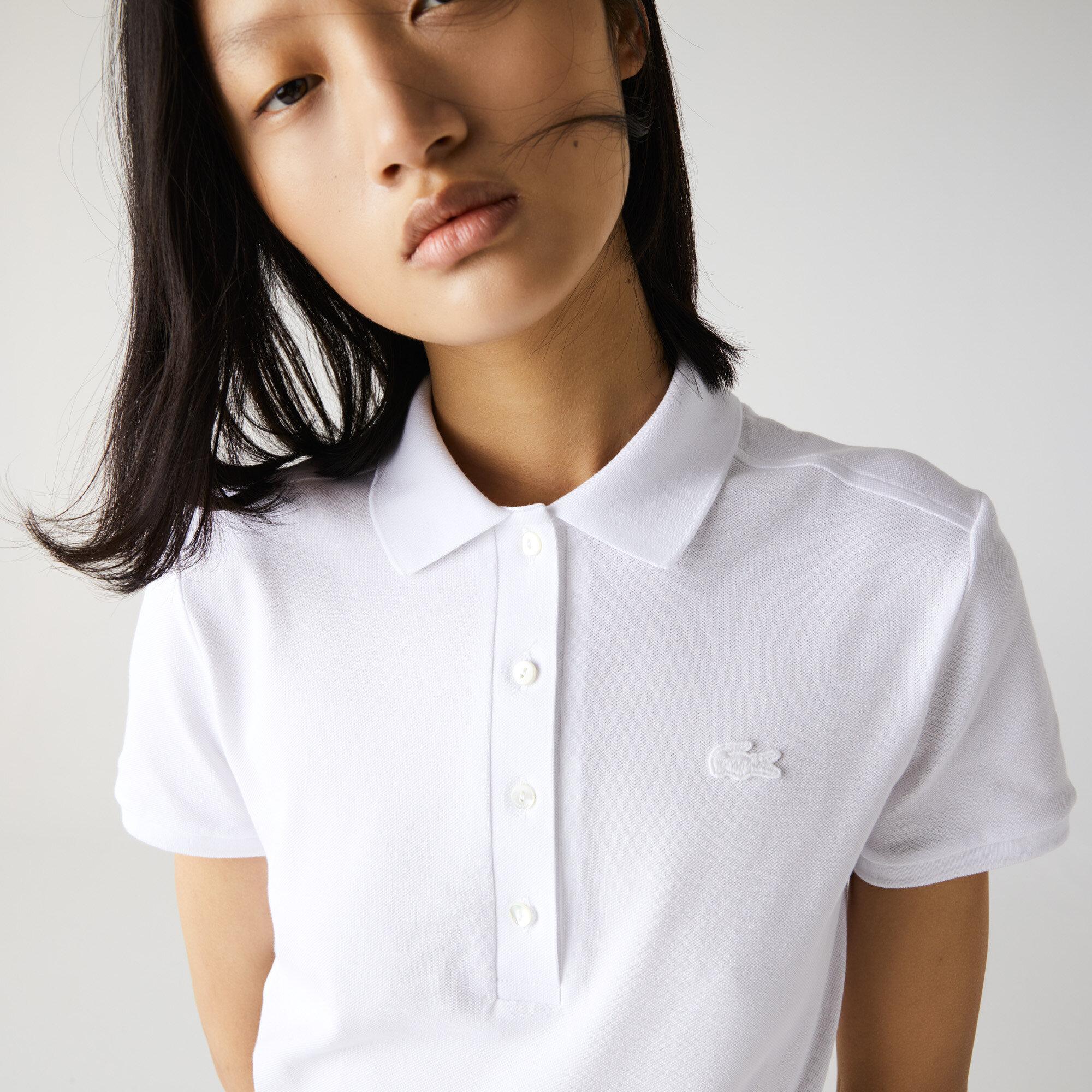 Product gallery image number 7 for product Stretch Cotton Piqué Polo Shirt - Women's