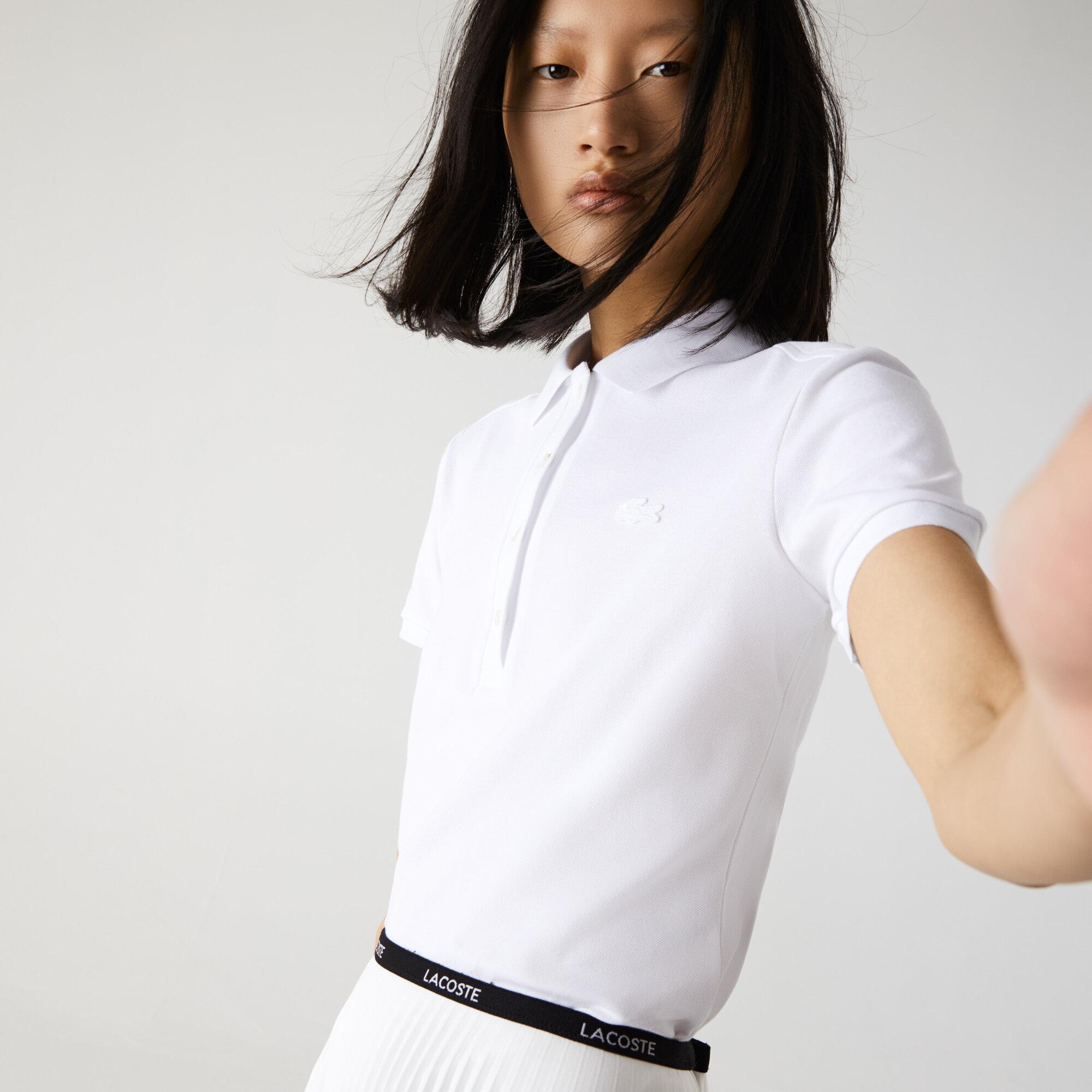 Product gallery image number 5 for product Stretch Cotton Piqué Polo Shirt - Women's