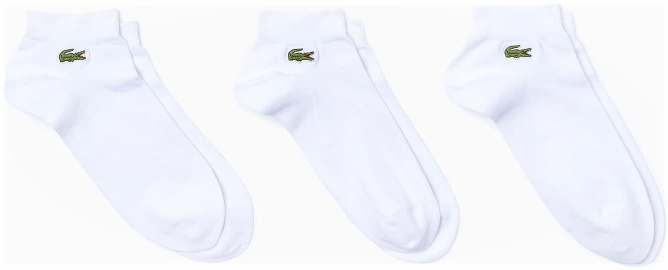 Product gallery image number 1 for product Three-Pack Of Lacoste SPORT Low-Cut Cotton Socks - Men's 