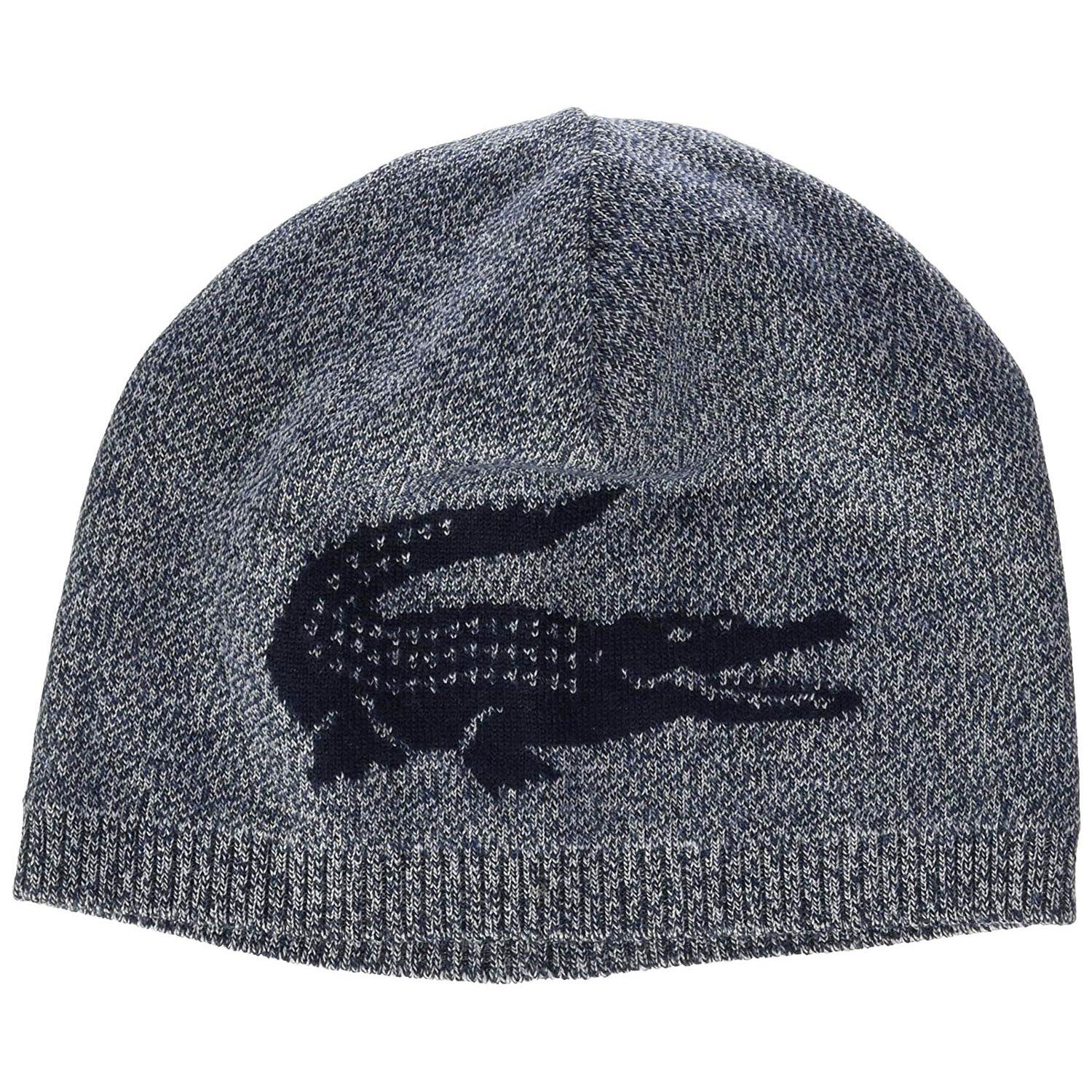 Product gallery image number 1 for product Tuque en laine avec crocodile jacquard - Homme
