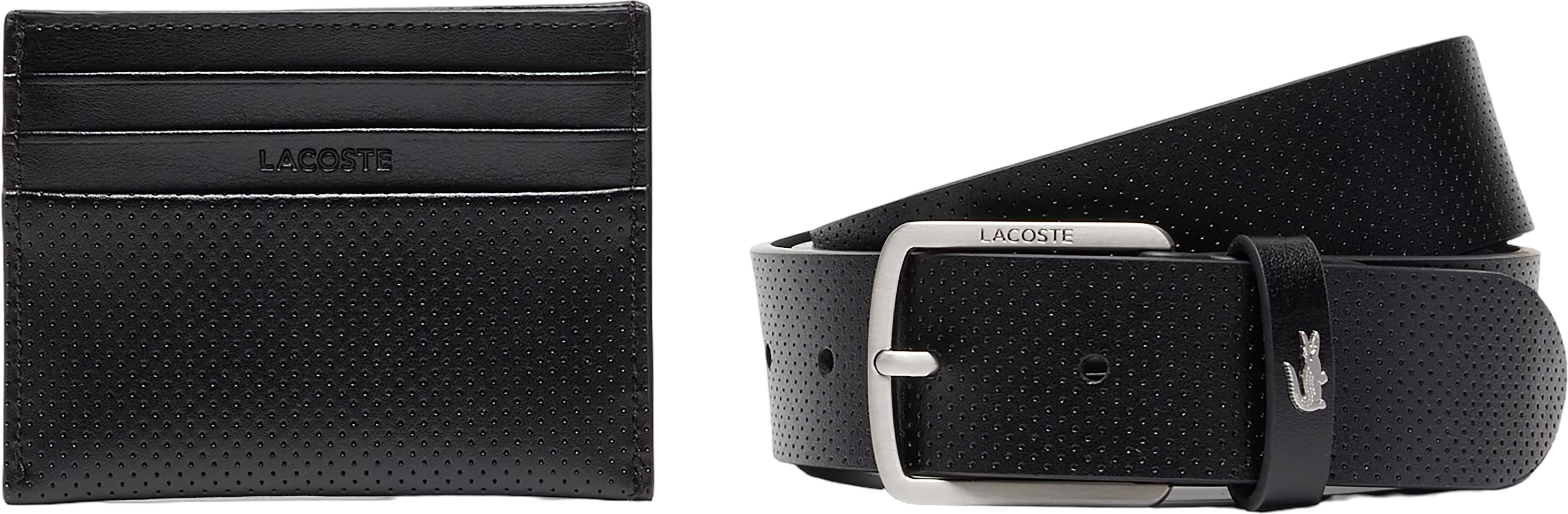 Image de produit pour Coffret cadeau porte-cartes et ceinture en cuir - Homme