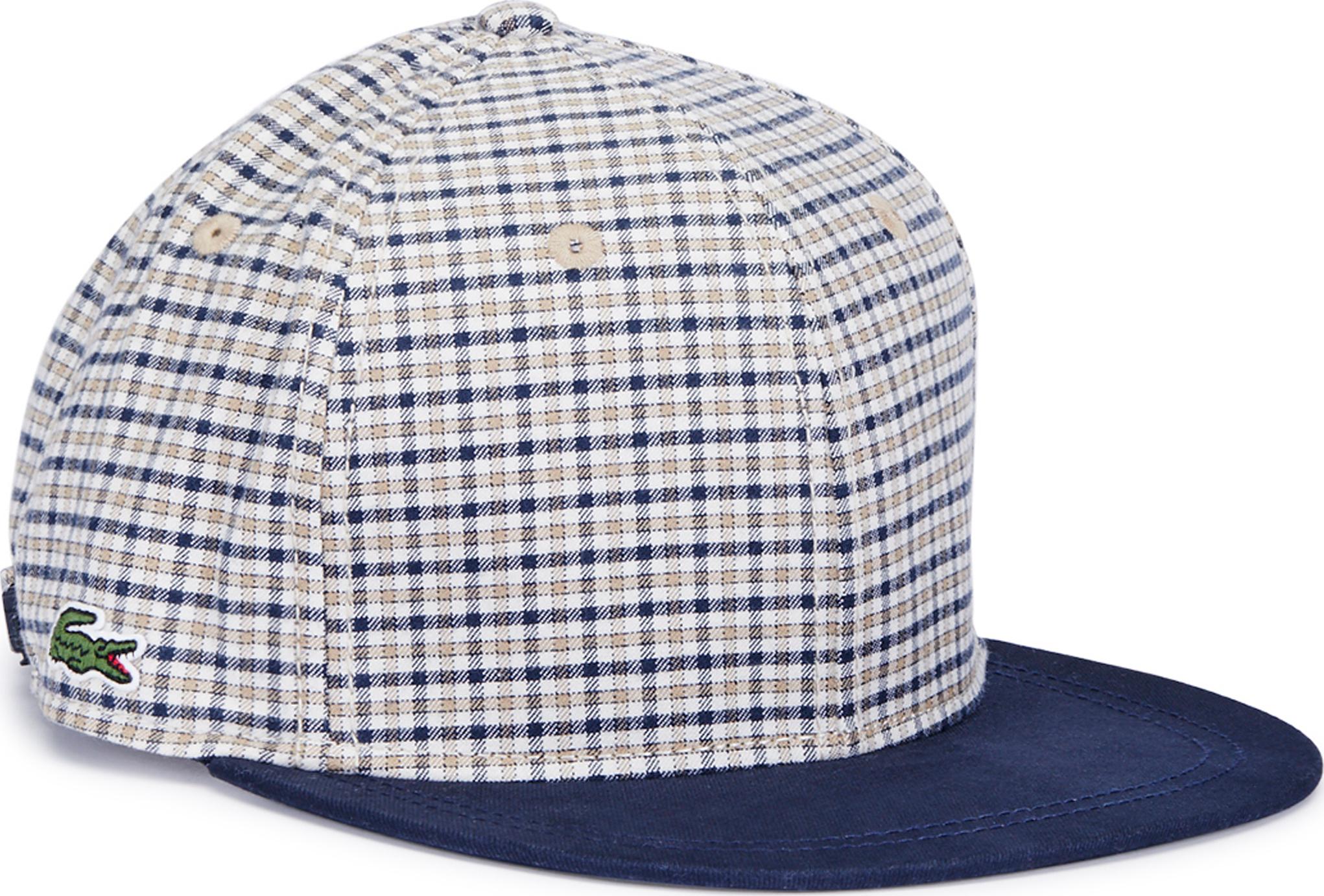 Product gallery image number 1 for product Casquette en flanelle de coton Lacoste Live avec visière contrastée - Homme