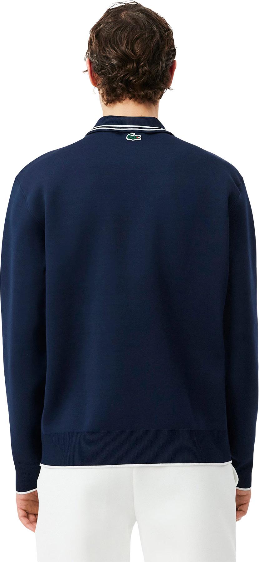 Product gallery image number 2 for product Chandail en molleton à glissière à col polo Tennis Heritage - Homme