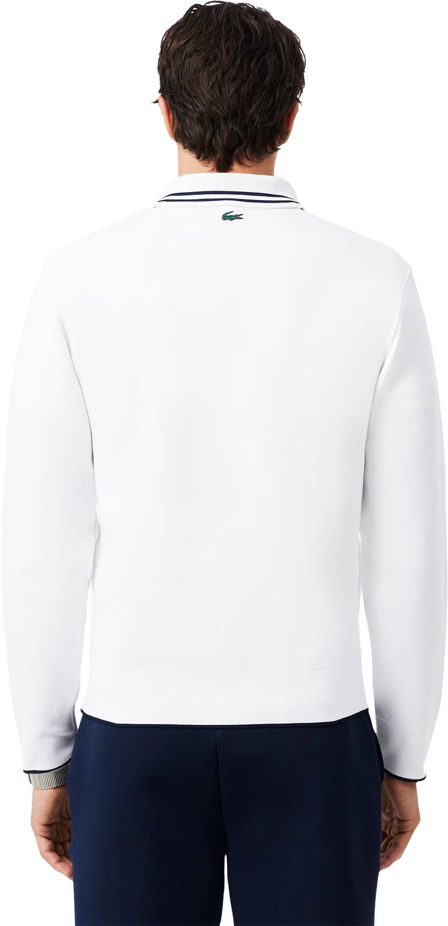 Product gallery image number 2 for product Tennis Heritage Polo Collar Zipped Sweatshirt - Men's