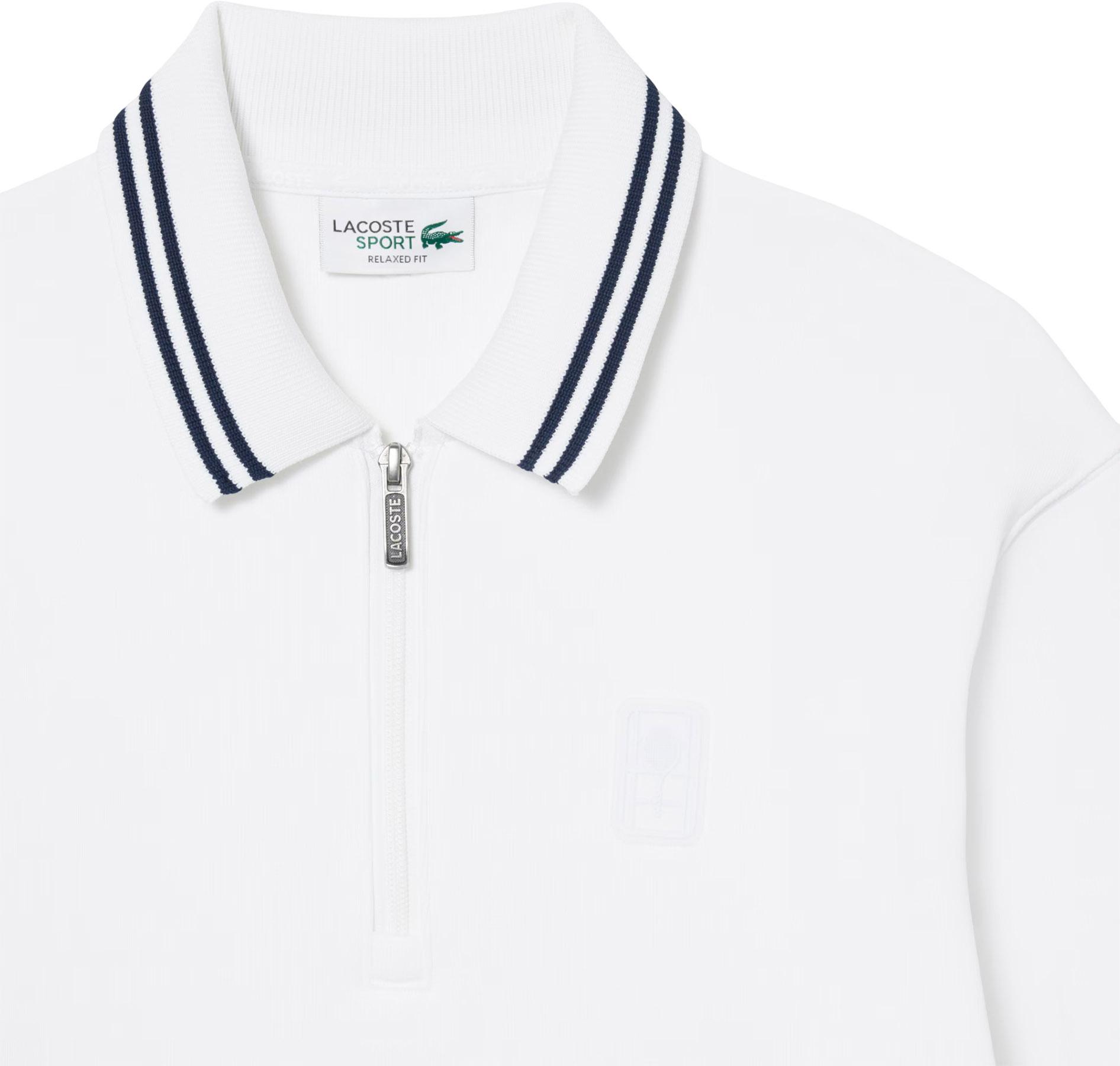 Product gallery image number 6 for product Tennis Heritage Polo Collar Zipped Sweatshirt - Men's