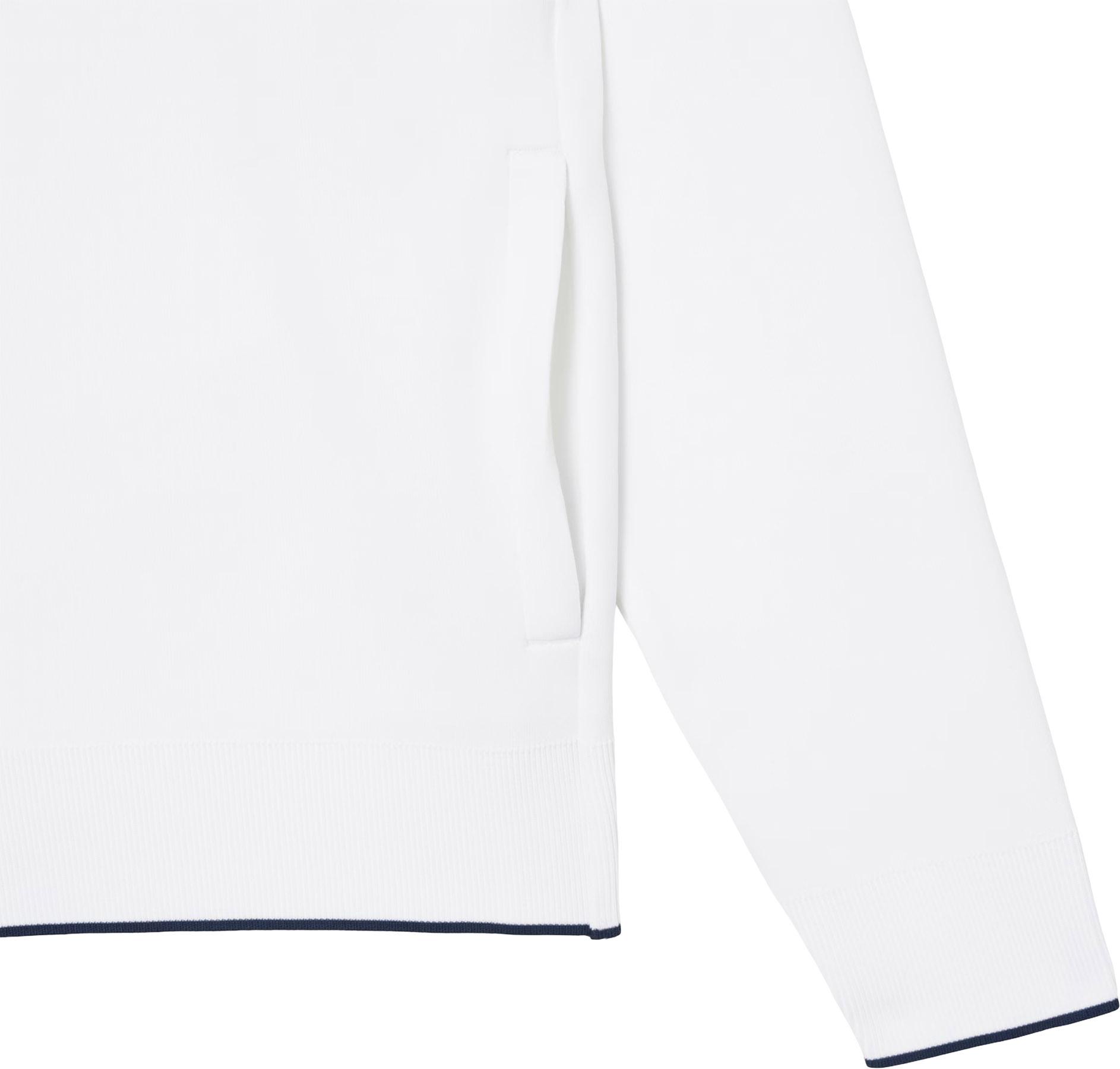 Product gallery image number 7 for product Tennis Heritage Polo Collar Zipped Sweatshirt - Men's