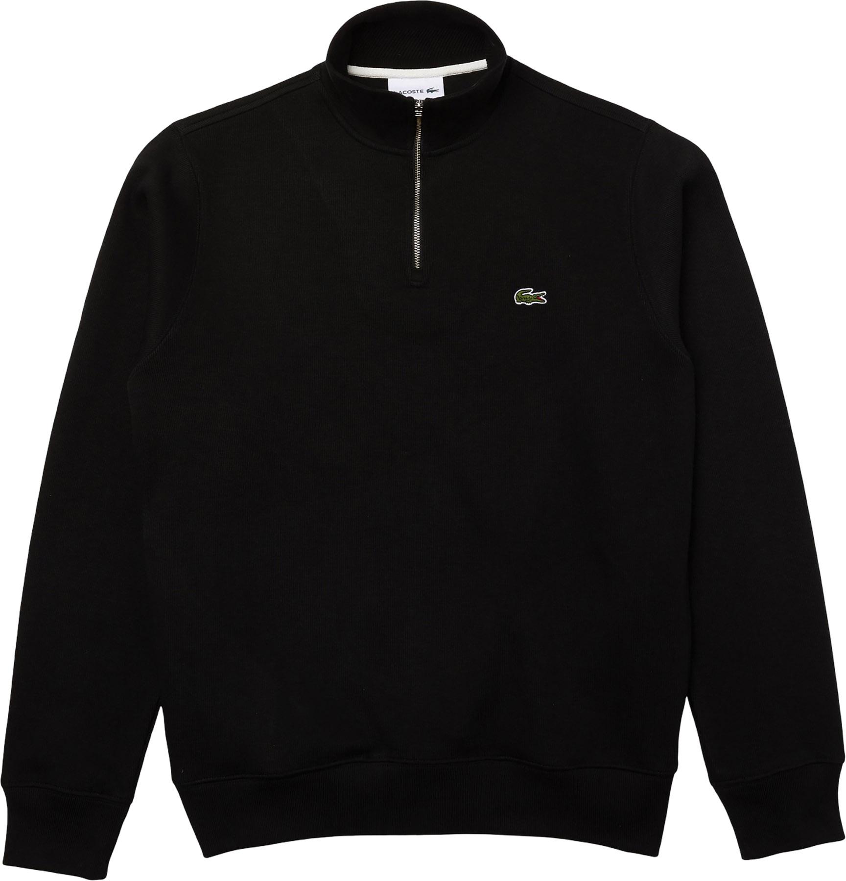 Product image for Zippered Stand-Up Collar Cotton Sweatshirt - Men's