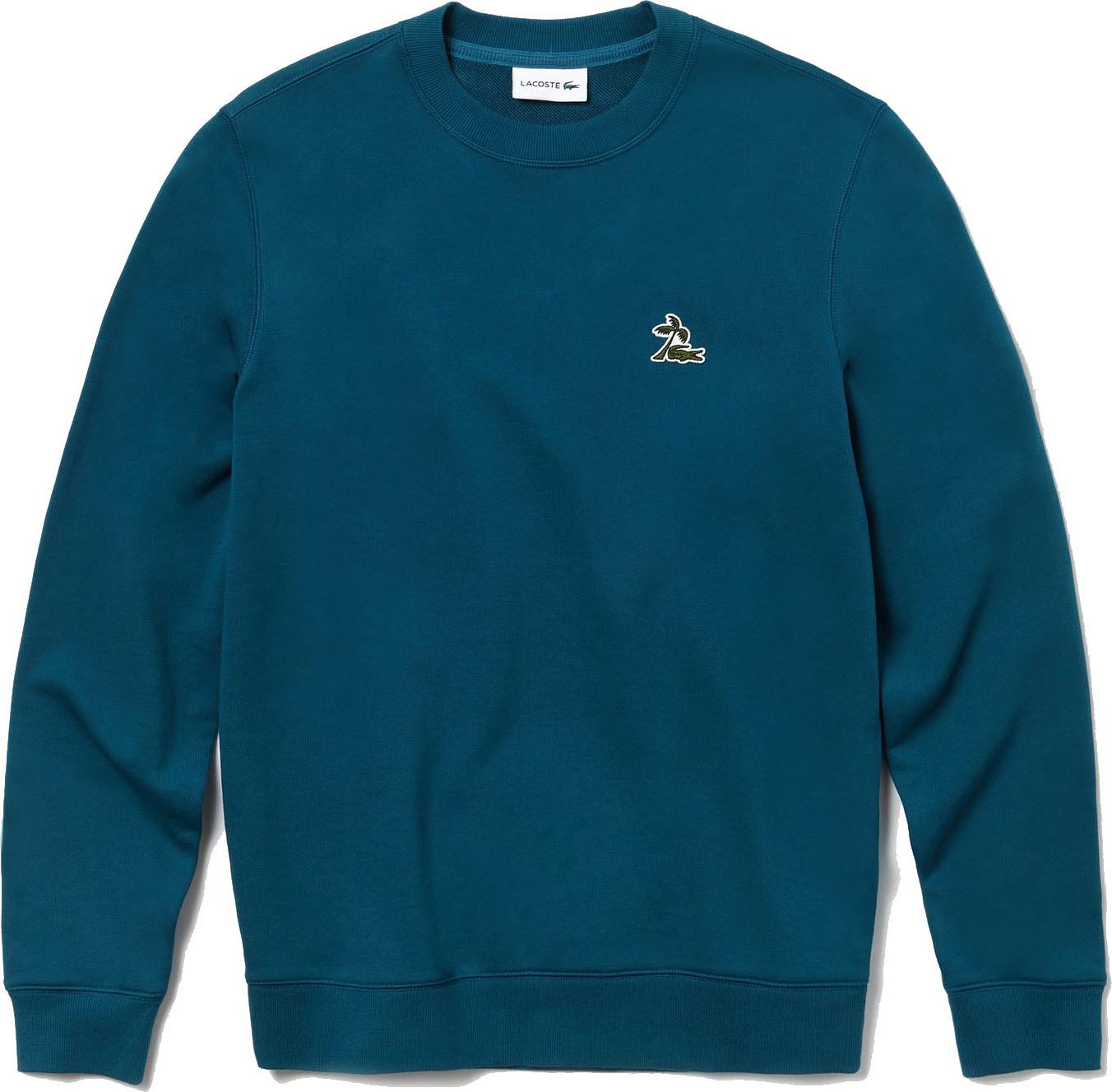 Product gallery image number 1 for product Crew Neck Palm Tree Croc Fleece Sweatshirt - Men's