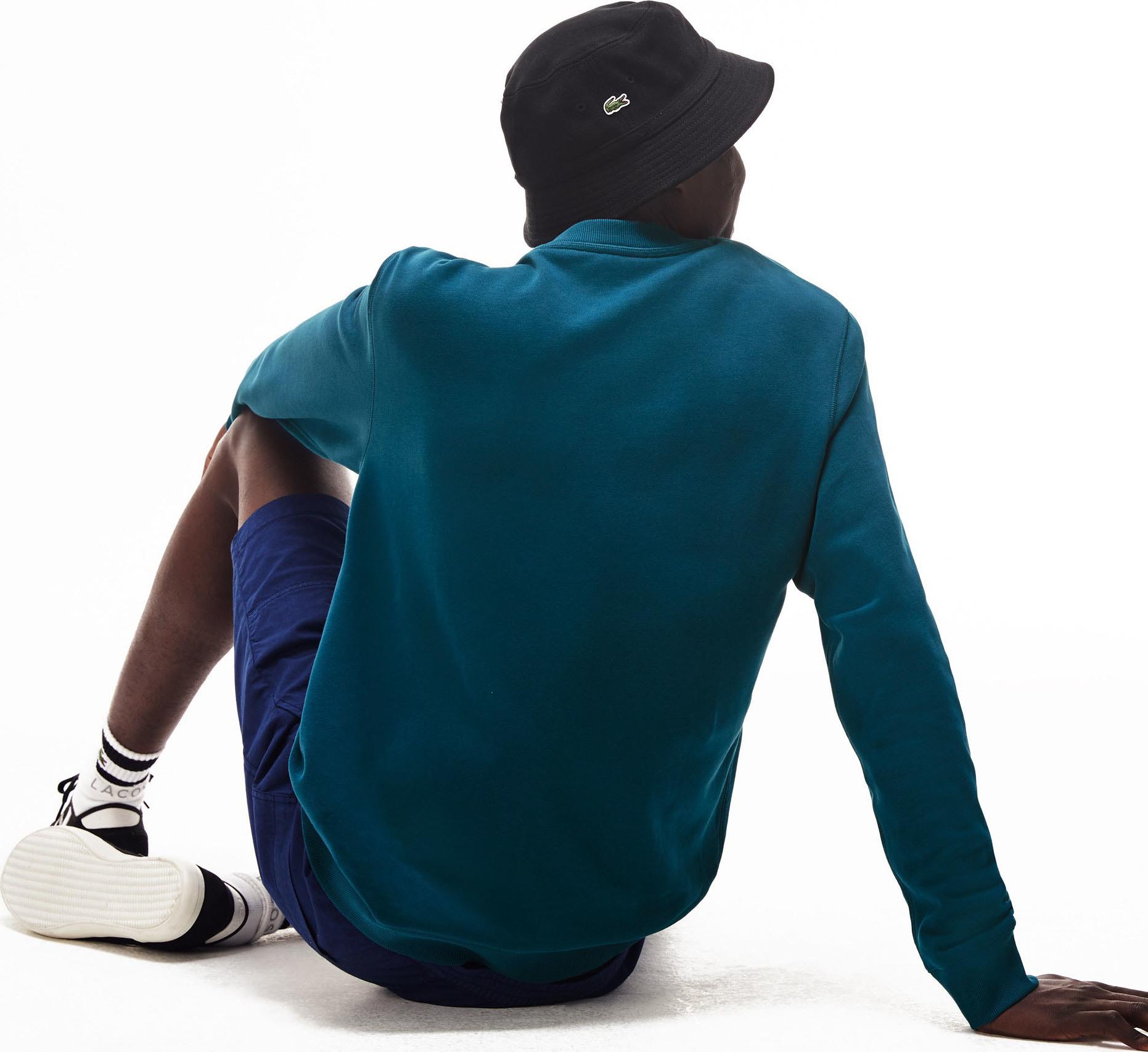 Product gallery image number 3 for product Crew Neck Palm Tree Croc Fleece Sweatshirt - Men's