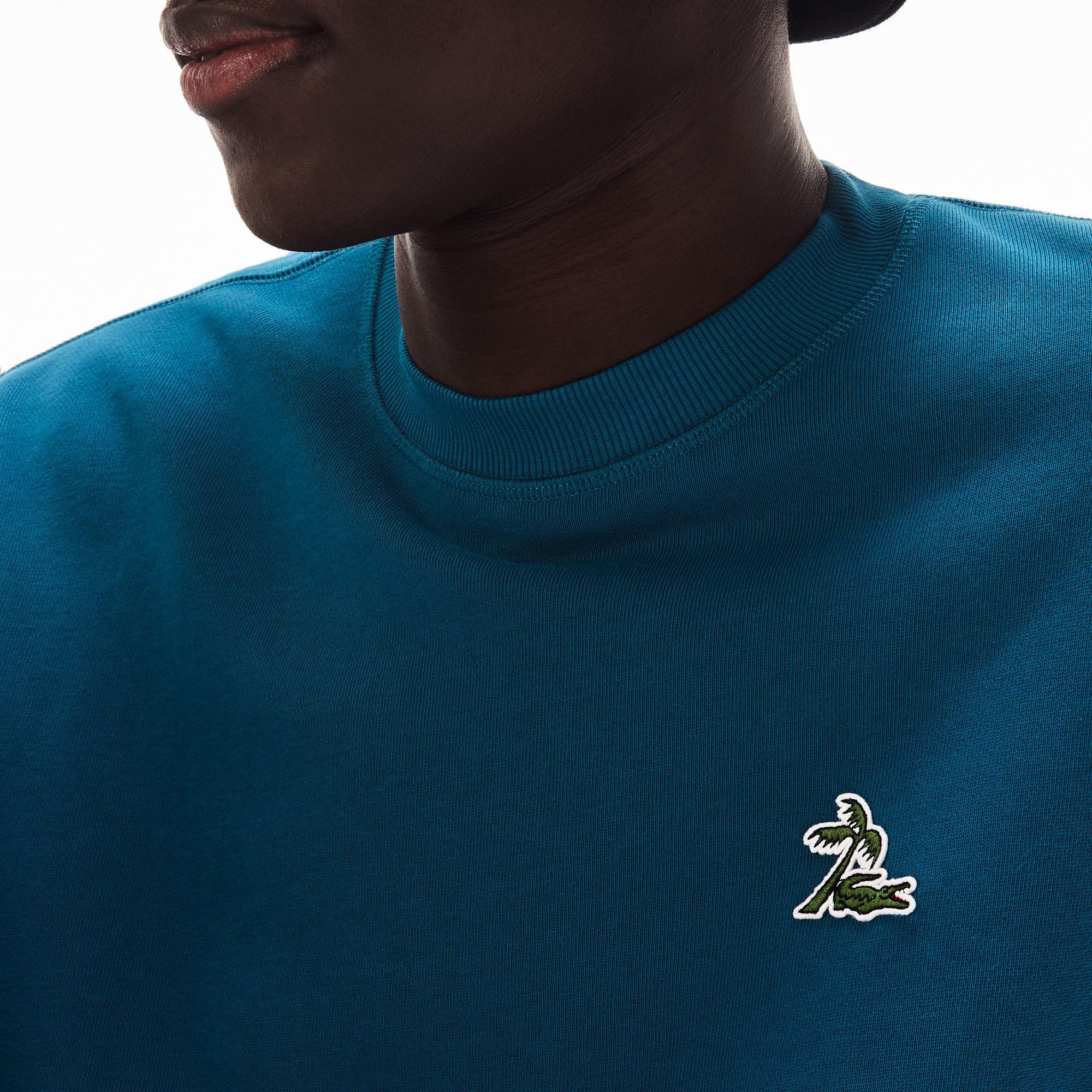 Product gallery image number 5 for product Crew Neck Palm Tree Croc Fleece Sweatshirt - Men's