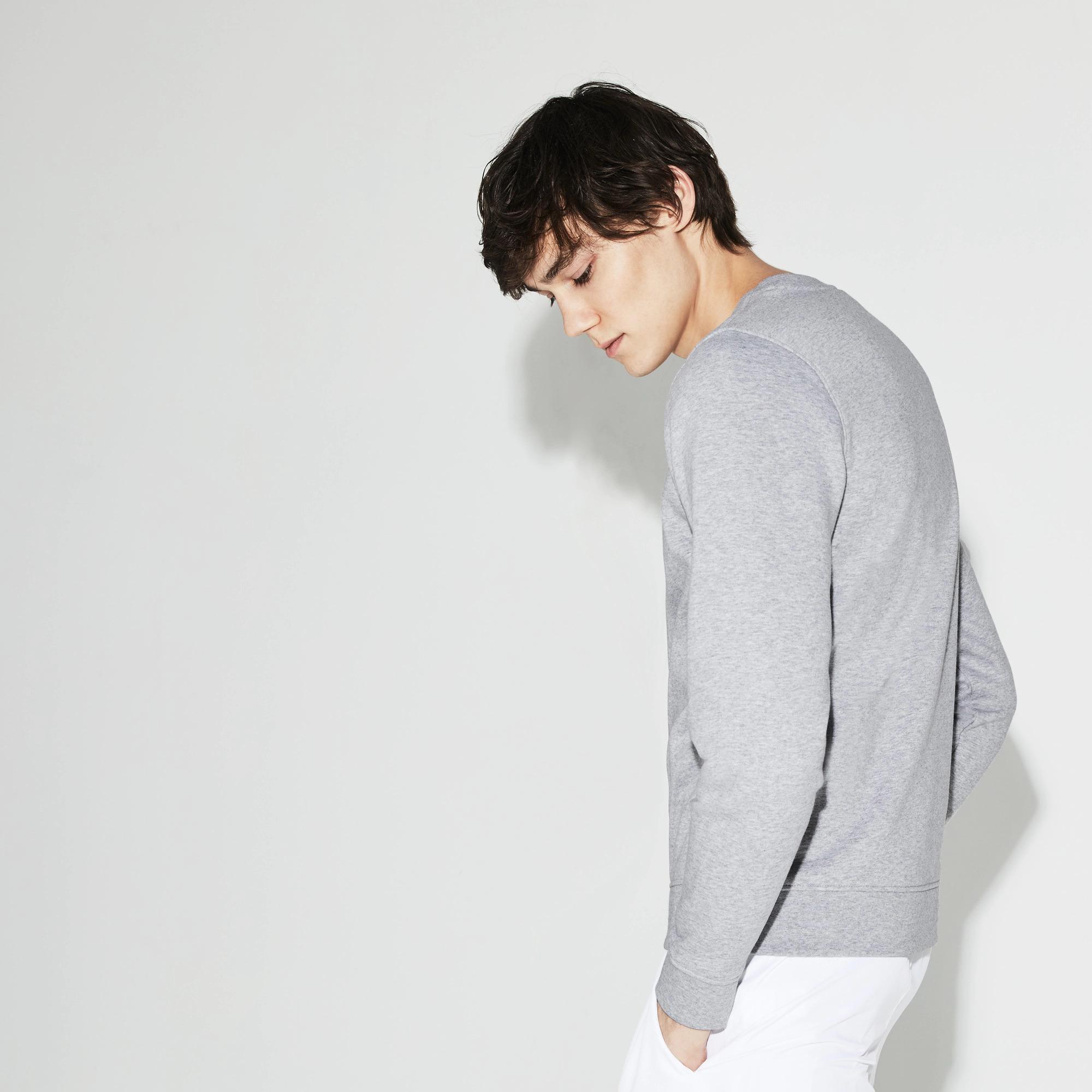 Numéro de l'image de la galerie de produits 2 pour le produit Chnadail en molleton uni à col rond Sport - Homme