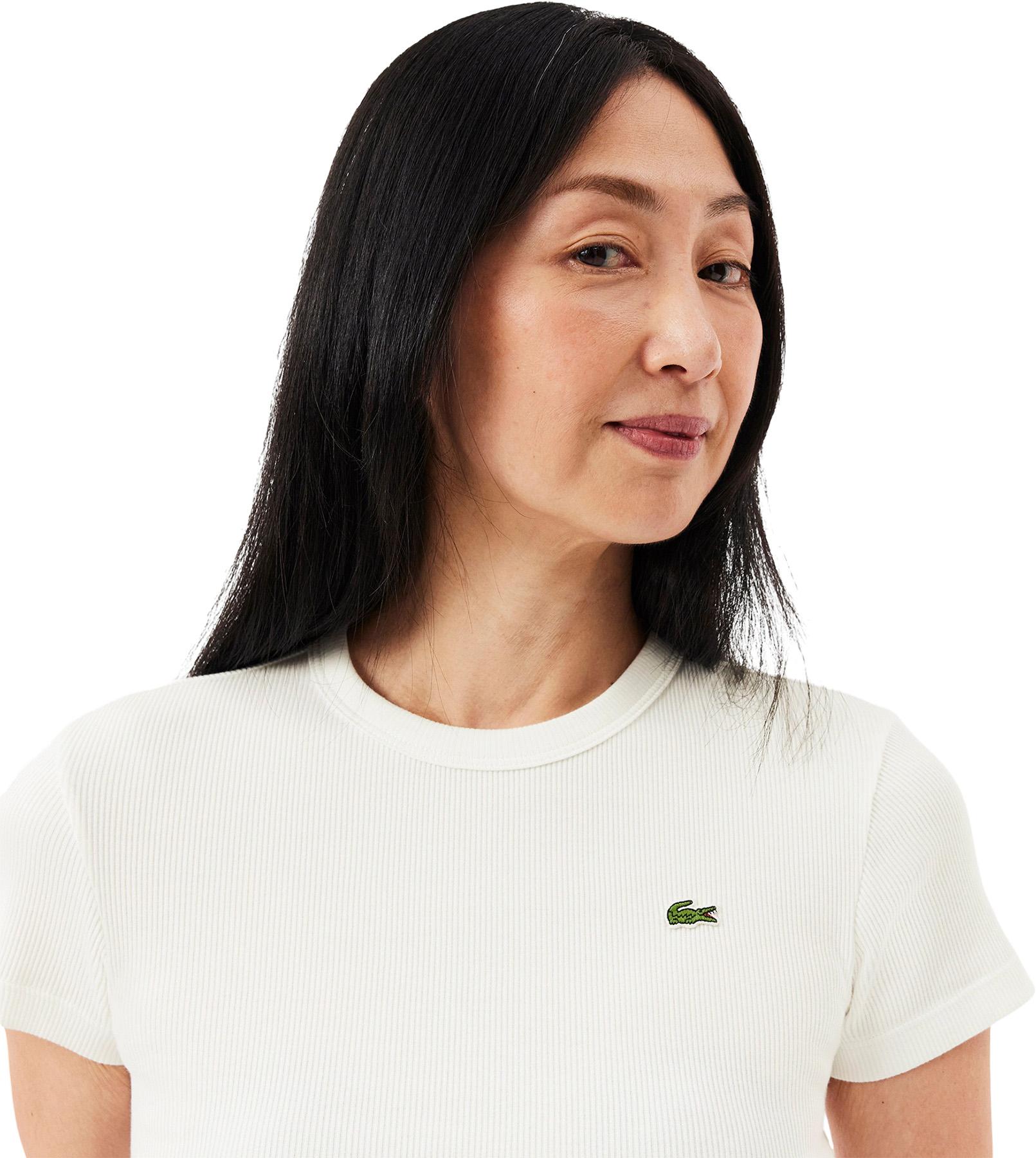 Numéro de l'image de la galerie de produits 2 pour le produit T-shirt ajusté en coton côtelé - Femme