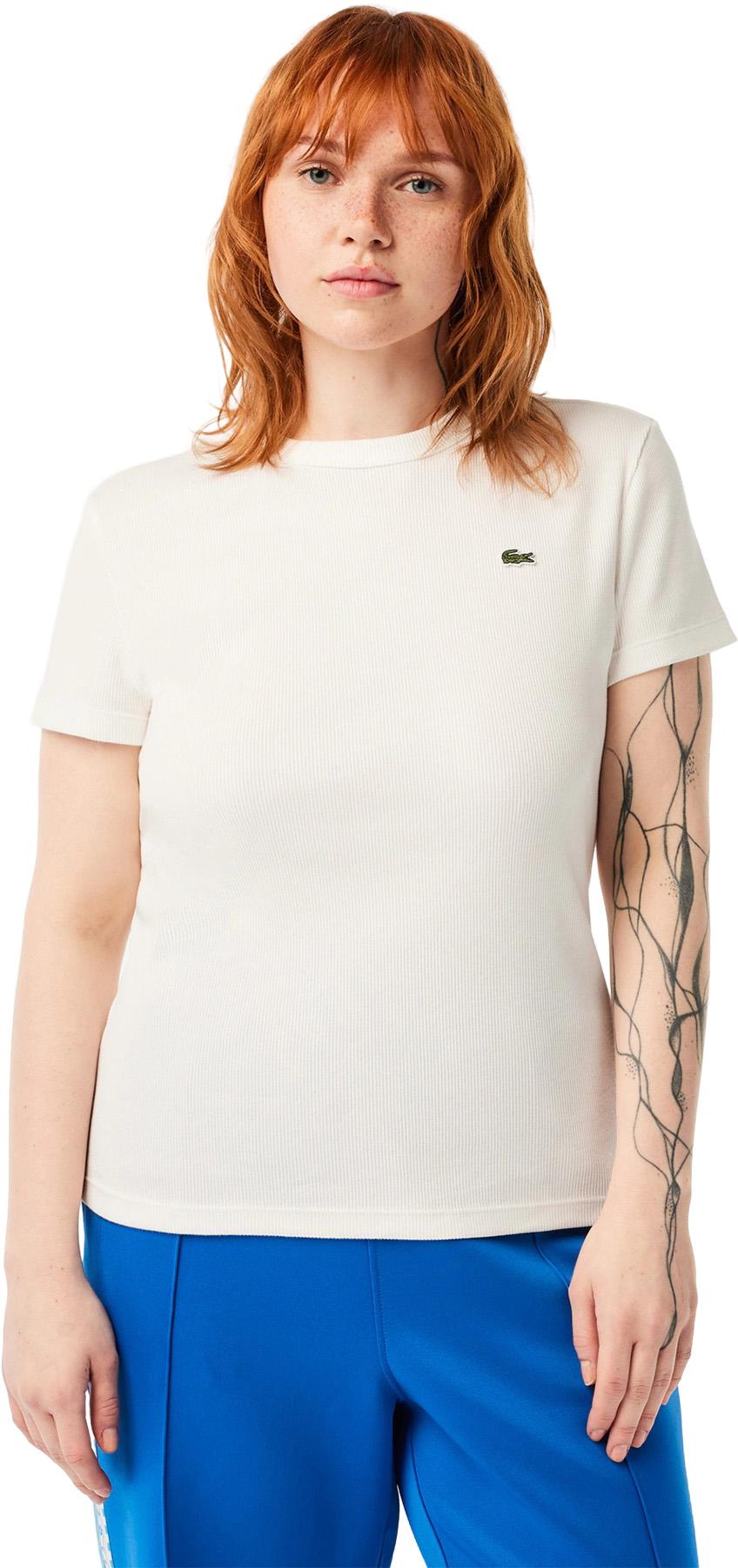Numéro de l'image de la galerie de produits 3 pour le produit T-shirt ajusté en coton côtelé - Femme