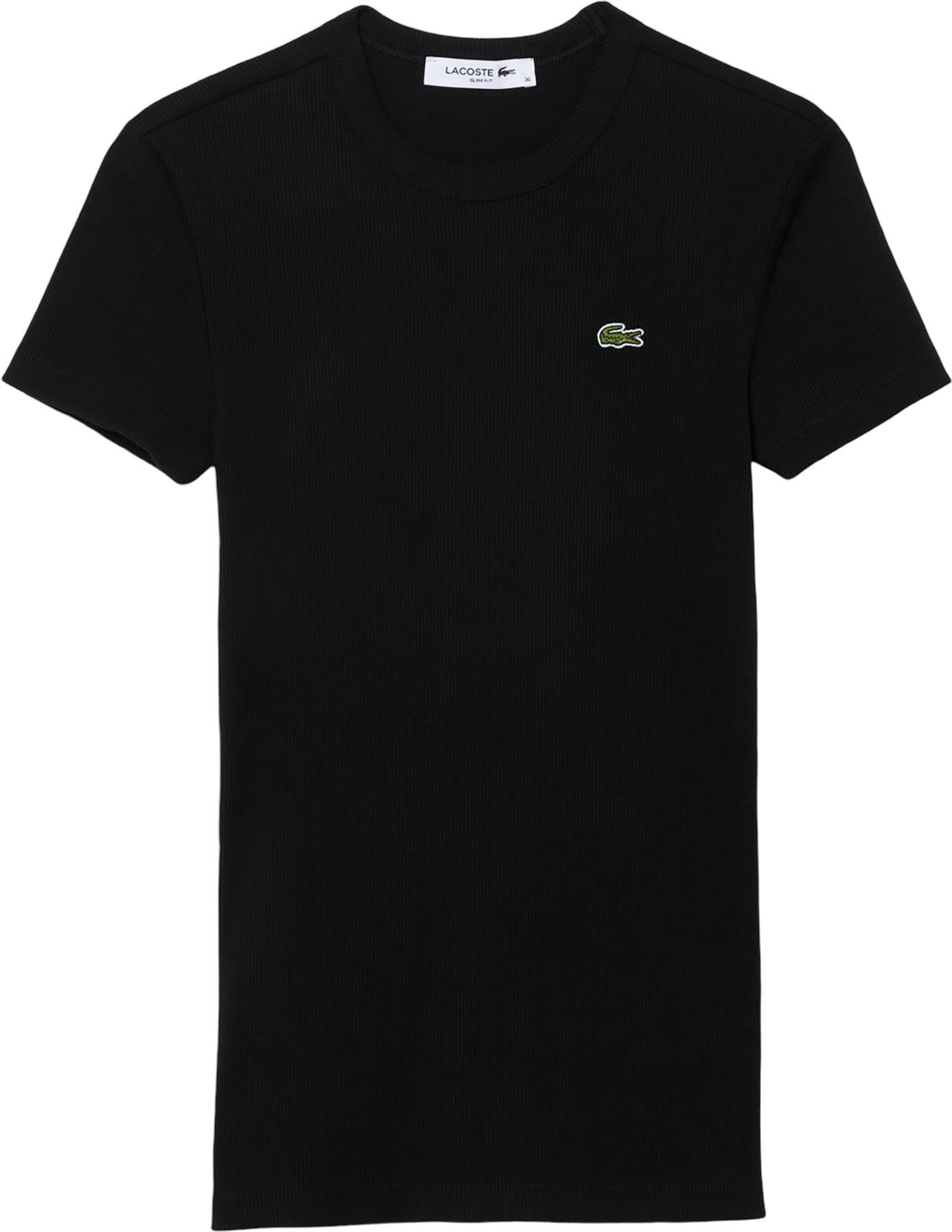 Product image for Slim Fit Ribbed Cotton T-Shirt - Women's