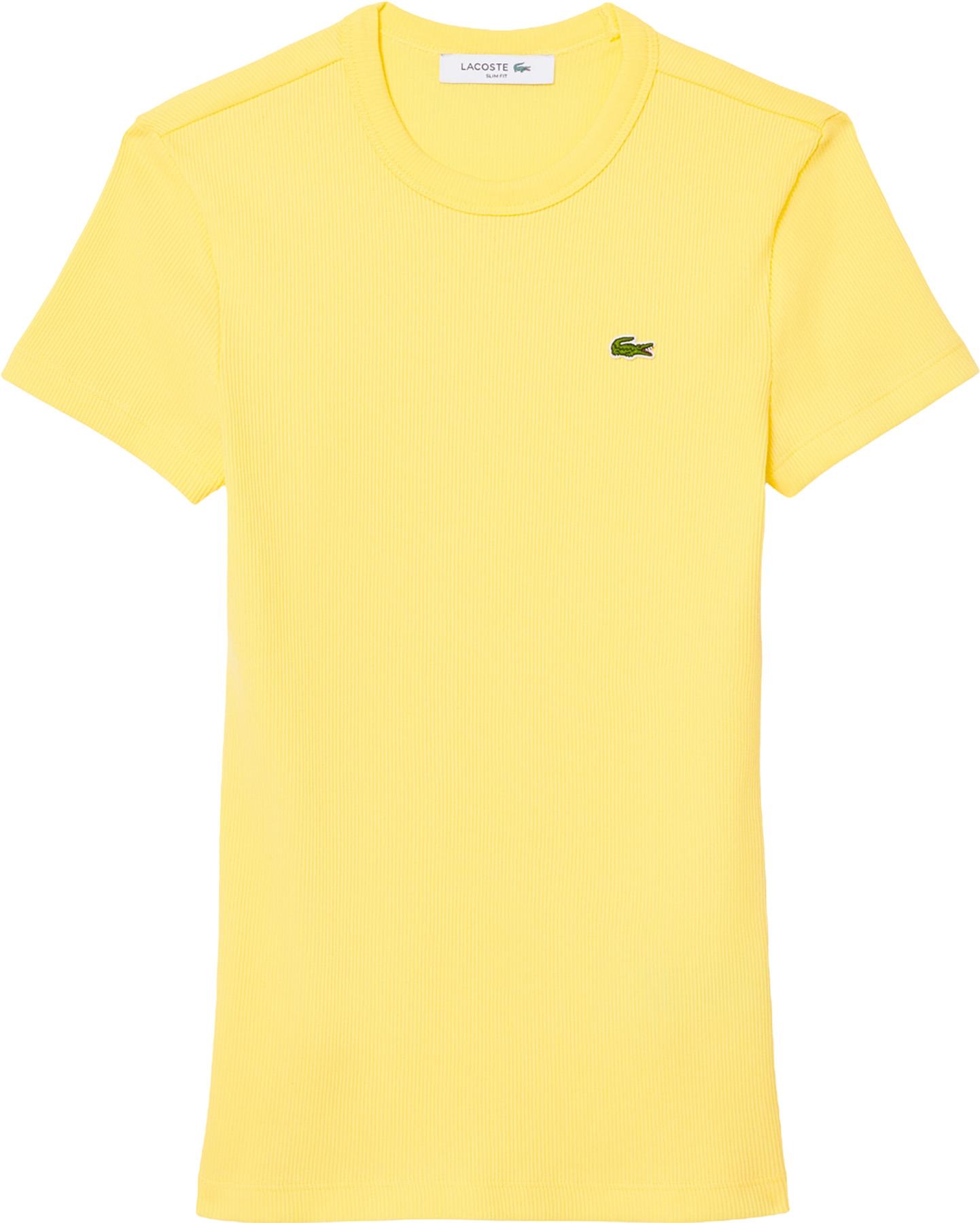 Image de produit pour T-shirt ajusté en coton côtelé - Femme