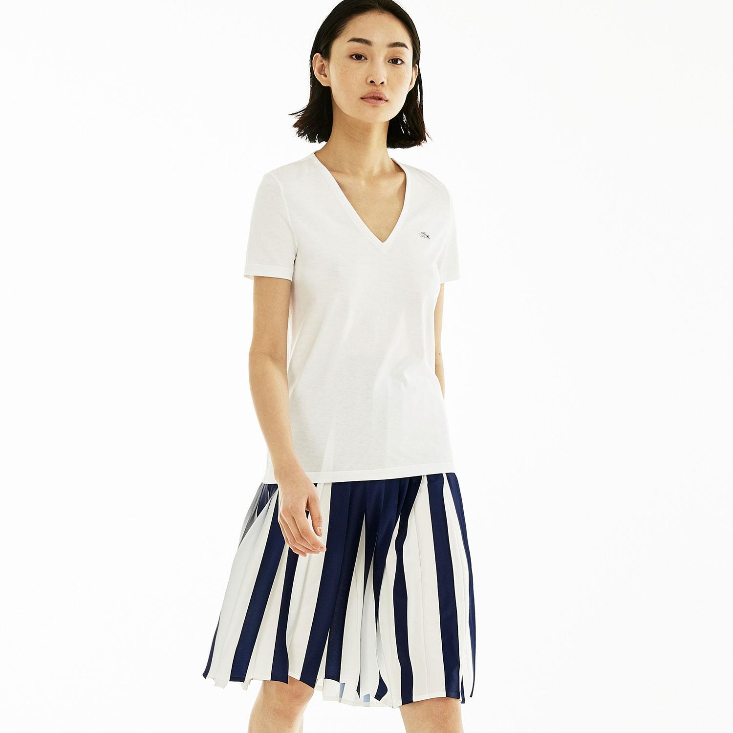 Product gallery image number 2 for product Slim Fit V-Neck T-Shirt - Women's