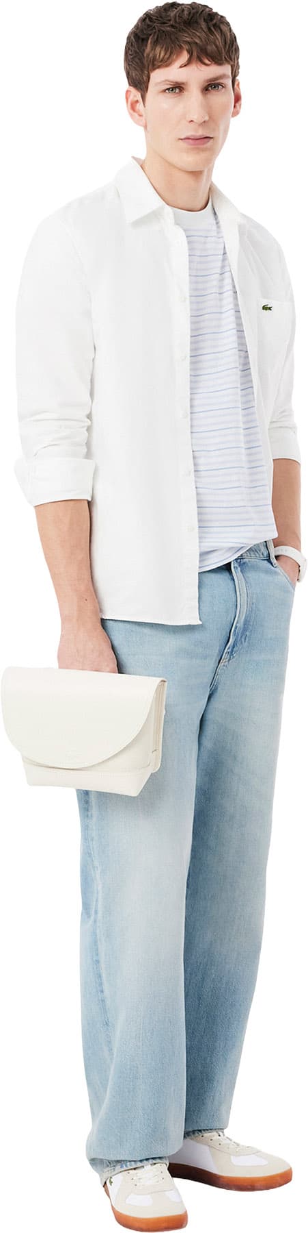 Product gallery image number 7 for product T-shirt en coton à rayures - Homme