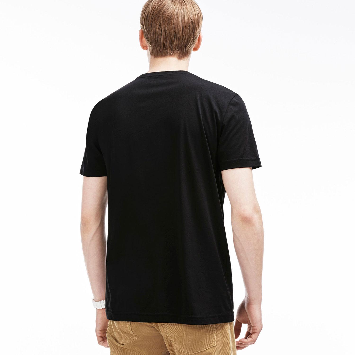 Product gallery image number 2 for product Men's Short Sleeve Pima Jersey V-Neck T-Shirt