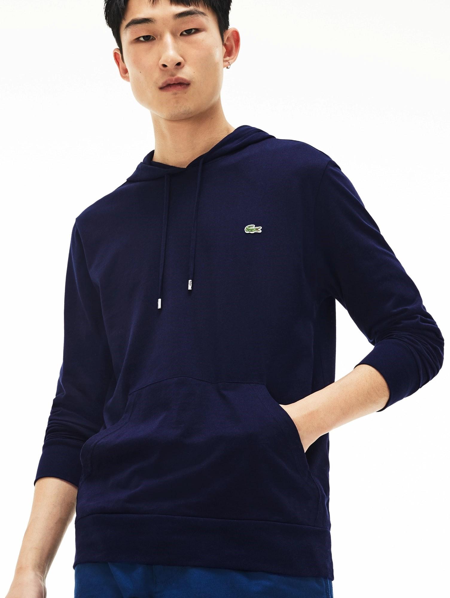 Numéro de l'image de la galerie de produits 2 pour le produit Chandail à capuchon en jersey de coton uni - Homme