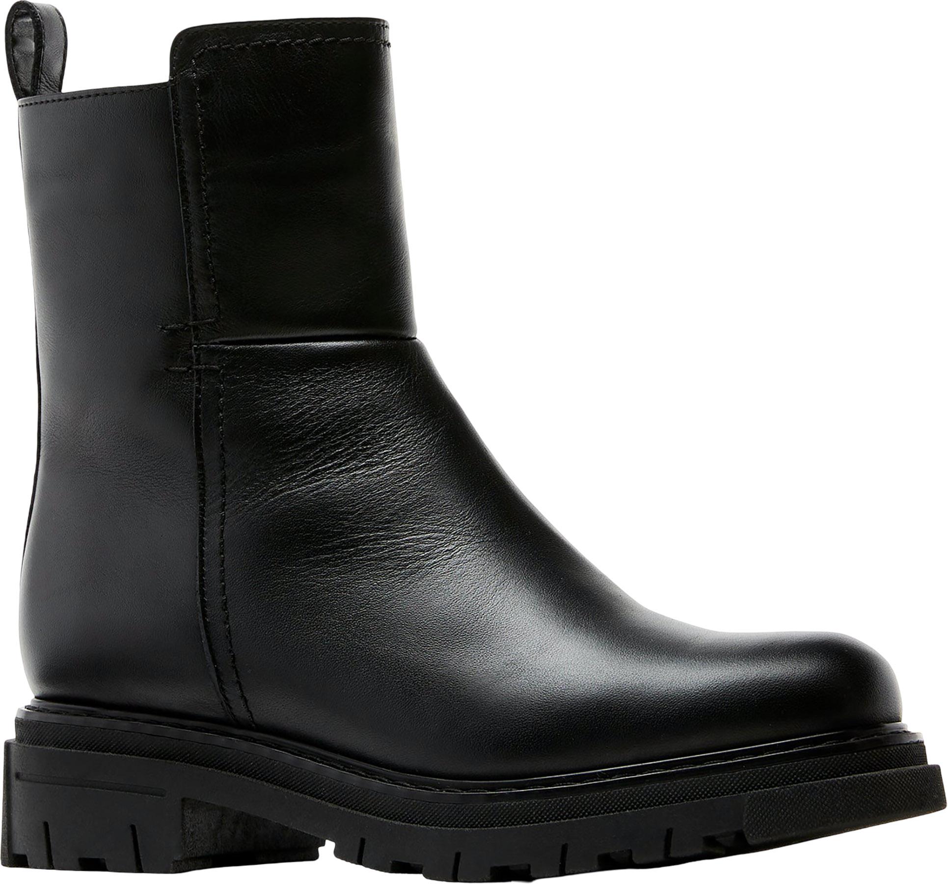 Product gallery image number 4 for product Dorian shearling-lined leather Booties - Women's