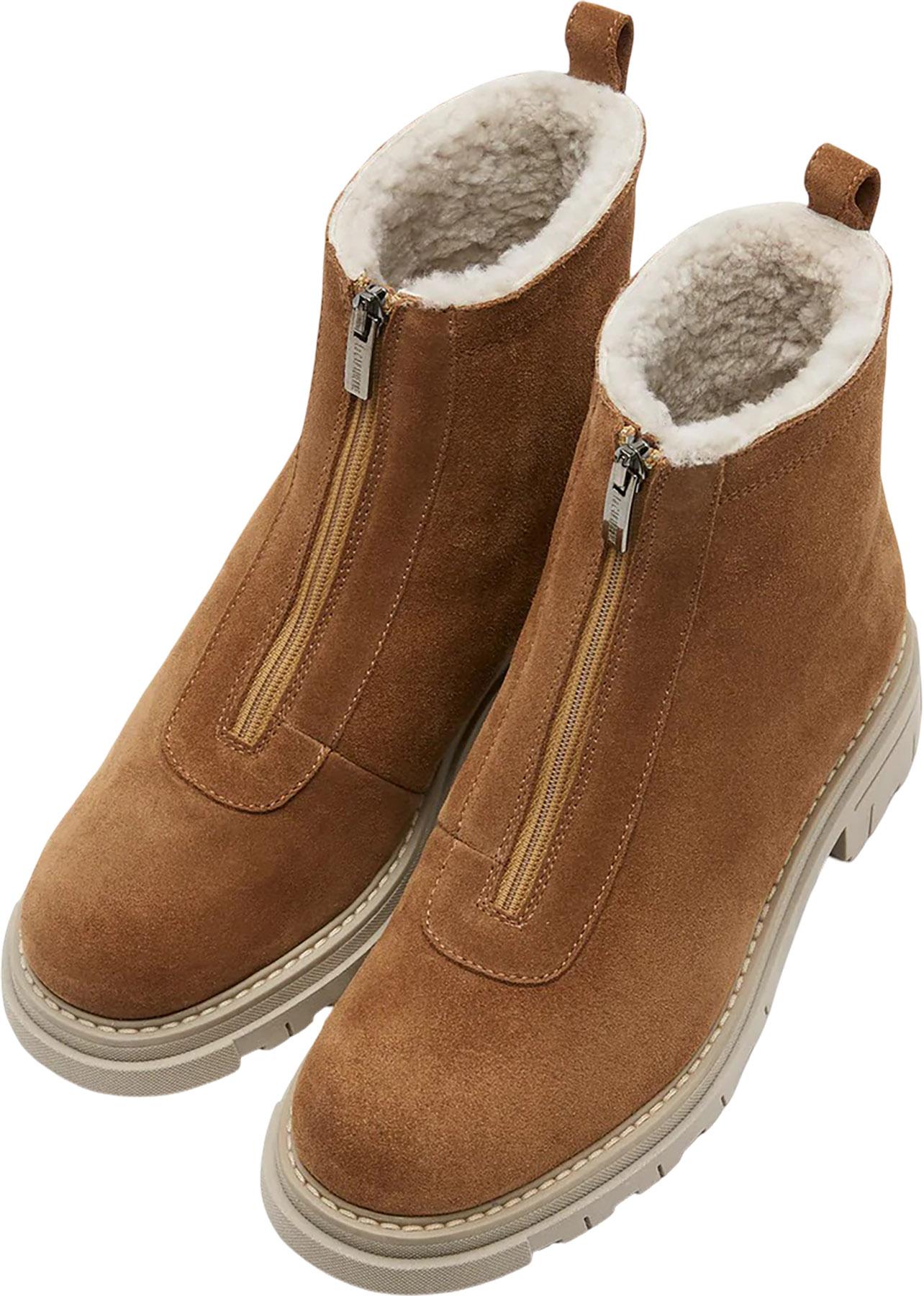 Product gallery image number 5 for product Delta shearling-lined suede Booties - Women's