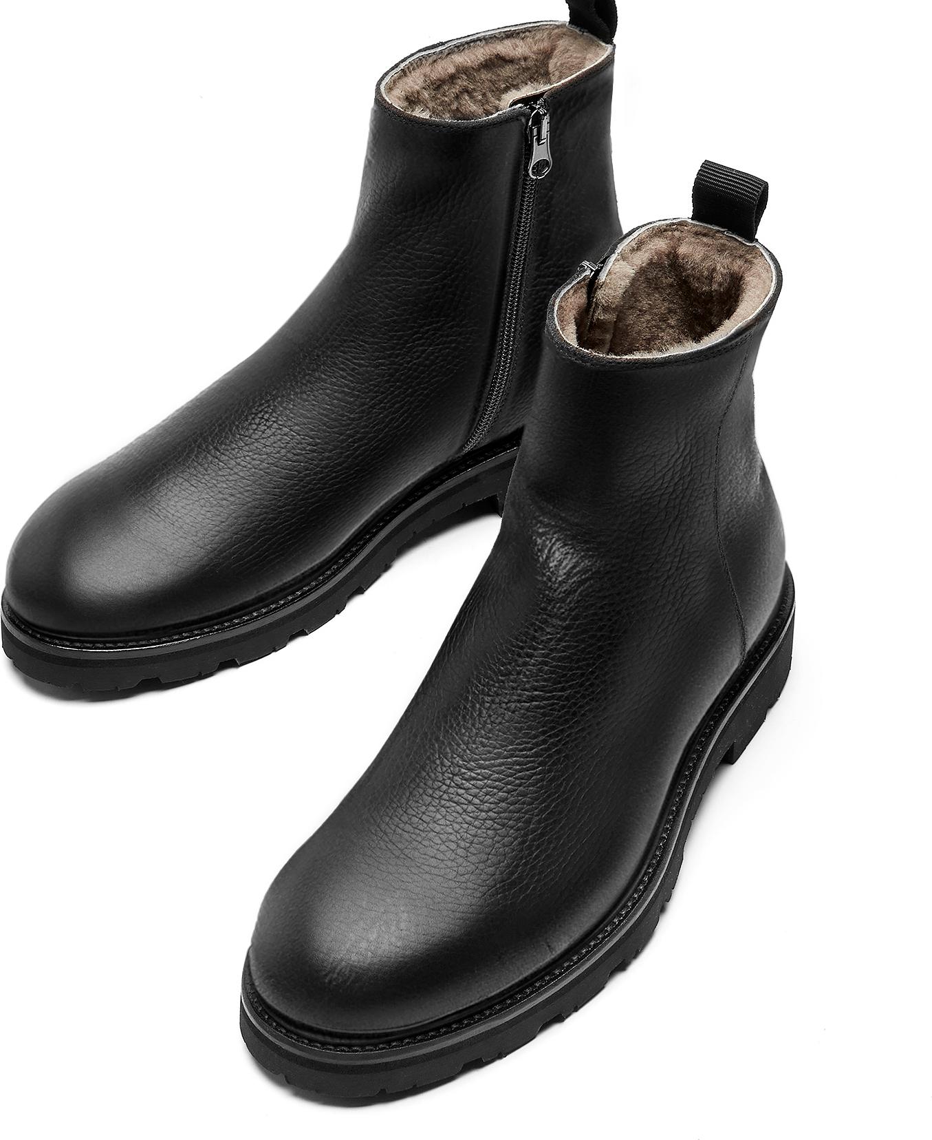 Numéro de l'image de la galerie de produits 2 pour le produit Bottes en cuir doublées en mouton Lukas - Homme