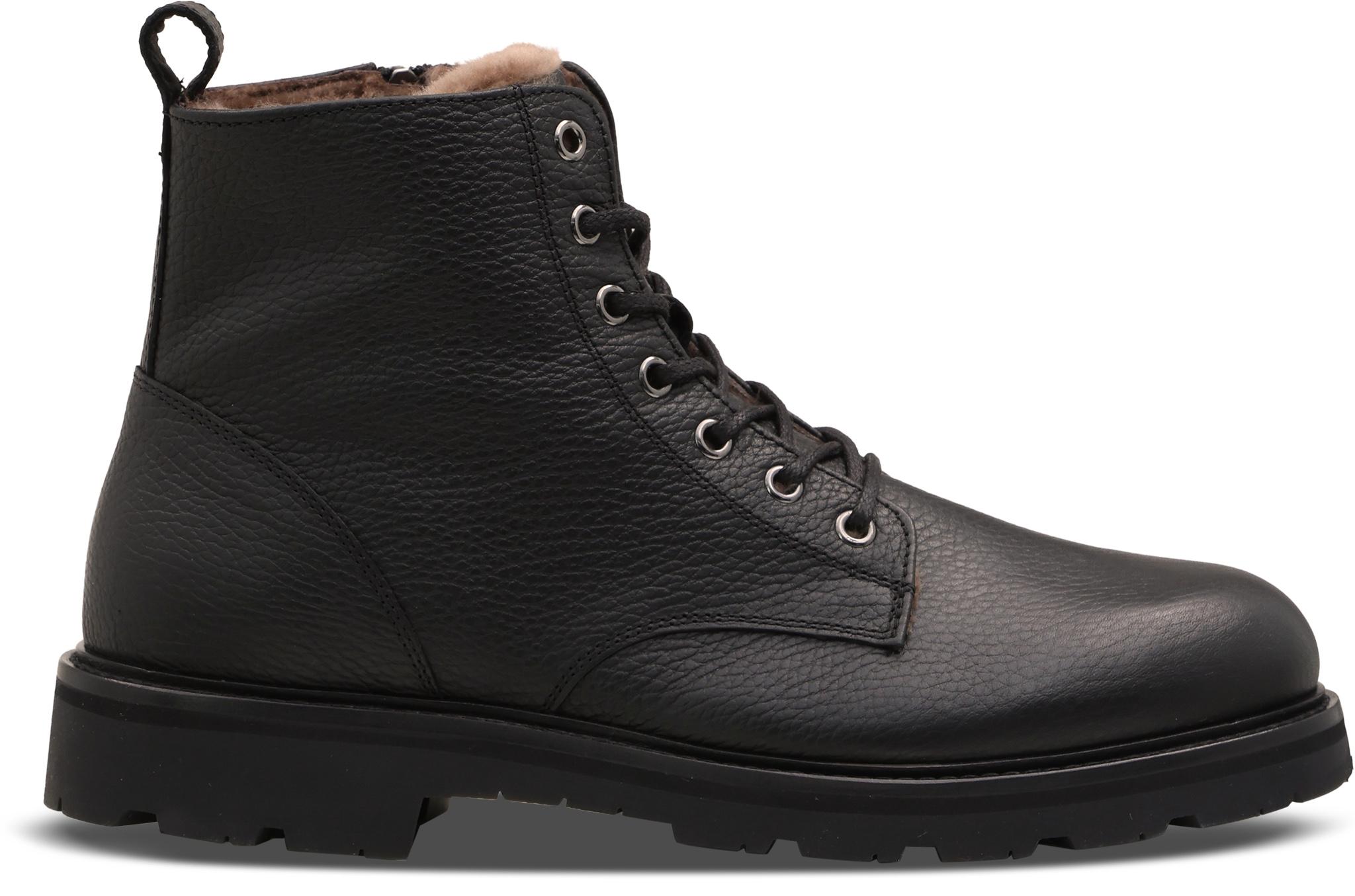 Product image for Lux Shearling Lined Pebble Leather Boot - Men's