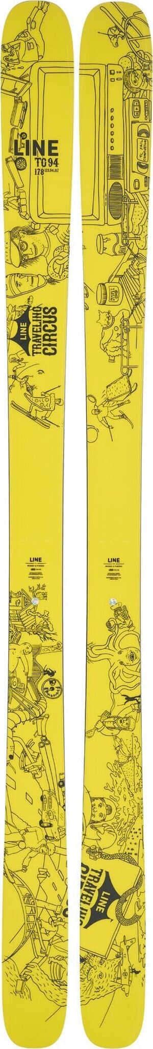 Product gallery image number 1 for product Travelling Circus 94 Skis - Men's